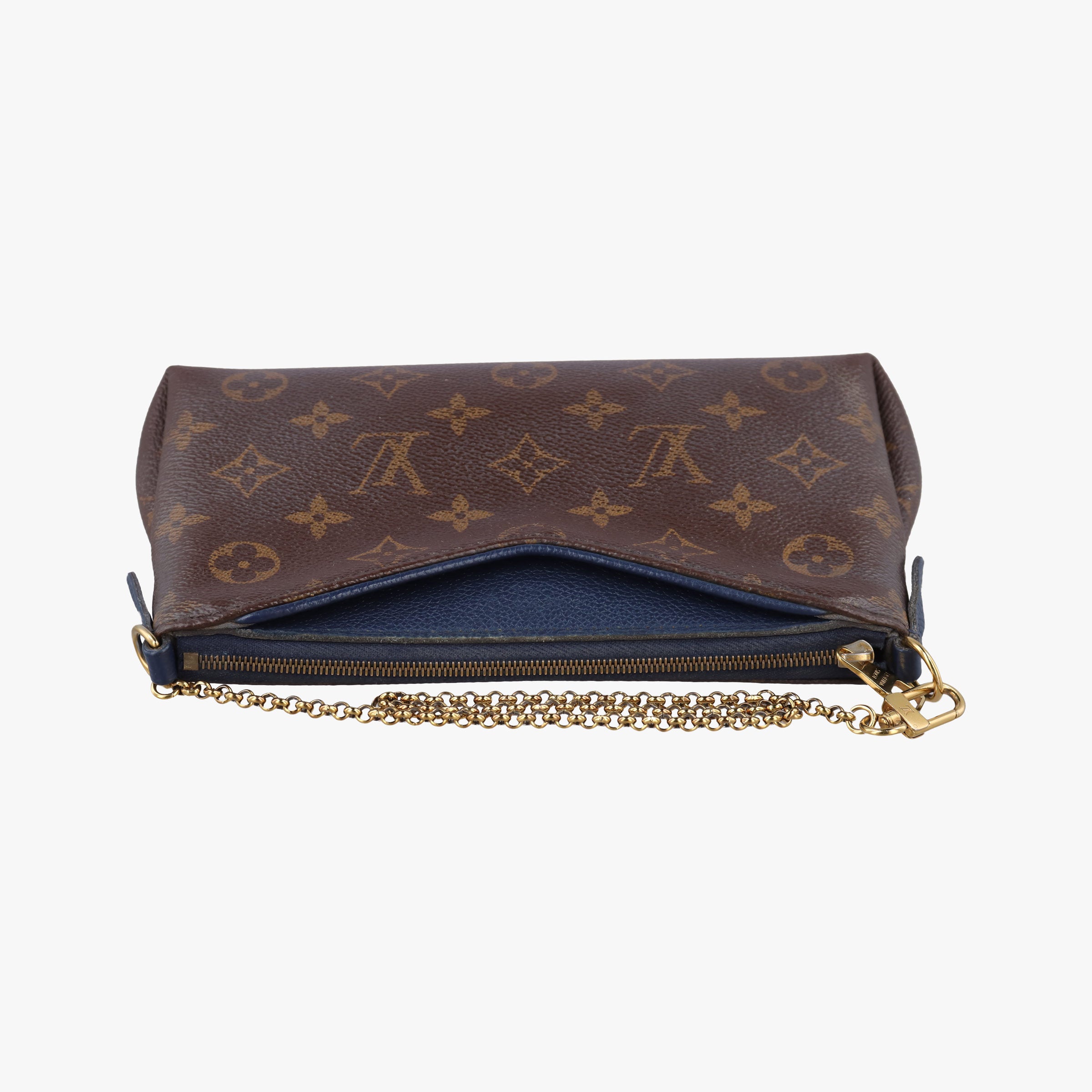 PALLAS Clutch brown×Marine Monogram Canvas×calf leather M41639 GI1187パラス クラッチ モノグラム/ブラウン×マリーヌ モノグラムキャンバス×カーフレザー M41639 GI1187