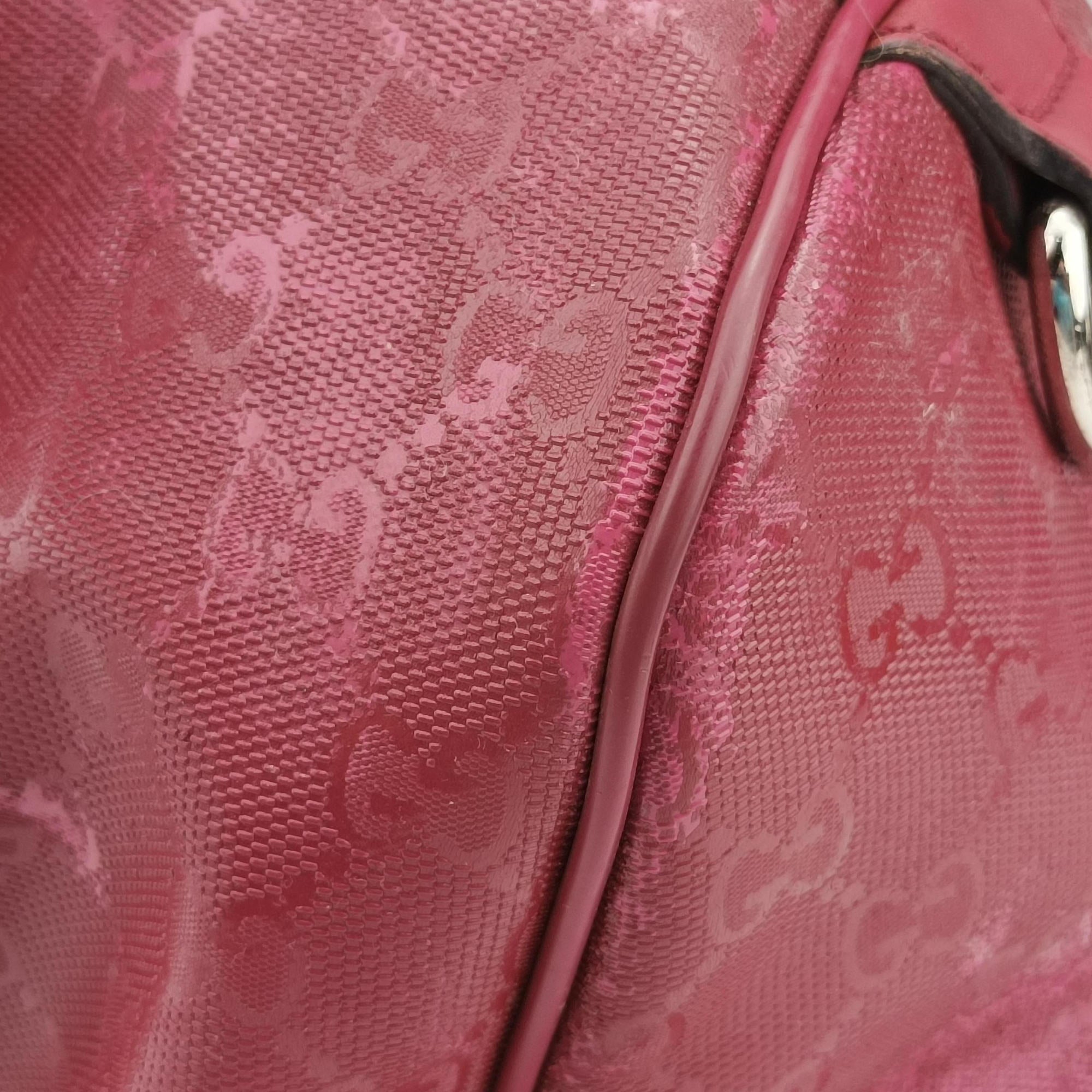 GG plus Spring Joy GG Supreme Red PVC coated canvas×Leather 193603 E9123880GGプラス ジョイ GGスプリーム レッド PVCコーティングキャンバス×レザー 193603 E9123880