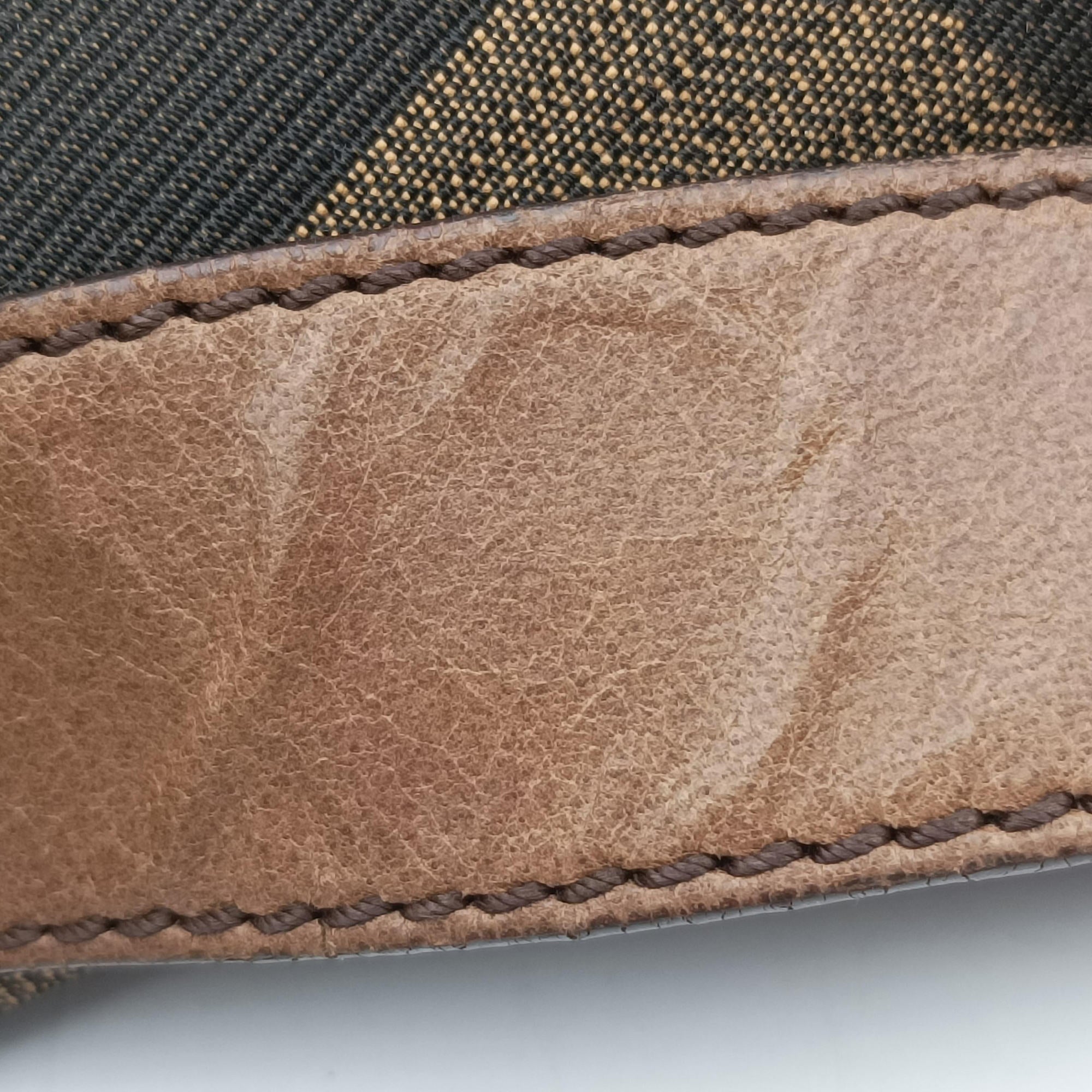 Mamma Bucket Brown canvas× Leather 8BT137 2384.8BT137.VVF.088マンマバケット ブラウン キャンバス× レザー 8BT137 2384.8BT137.VVF.088