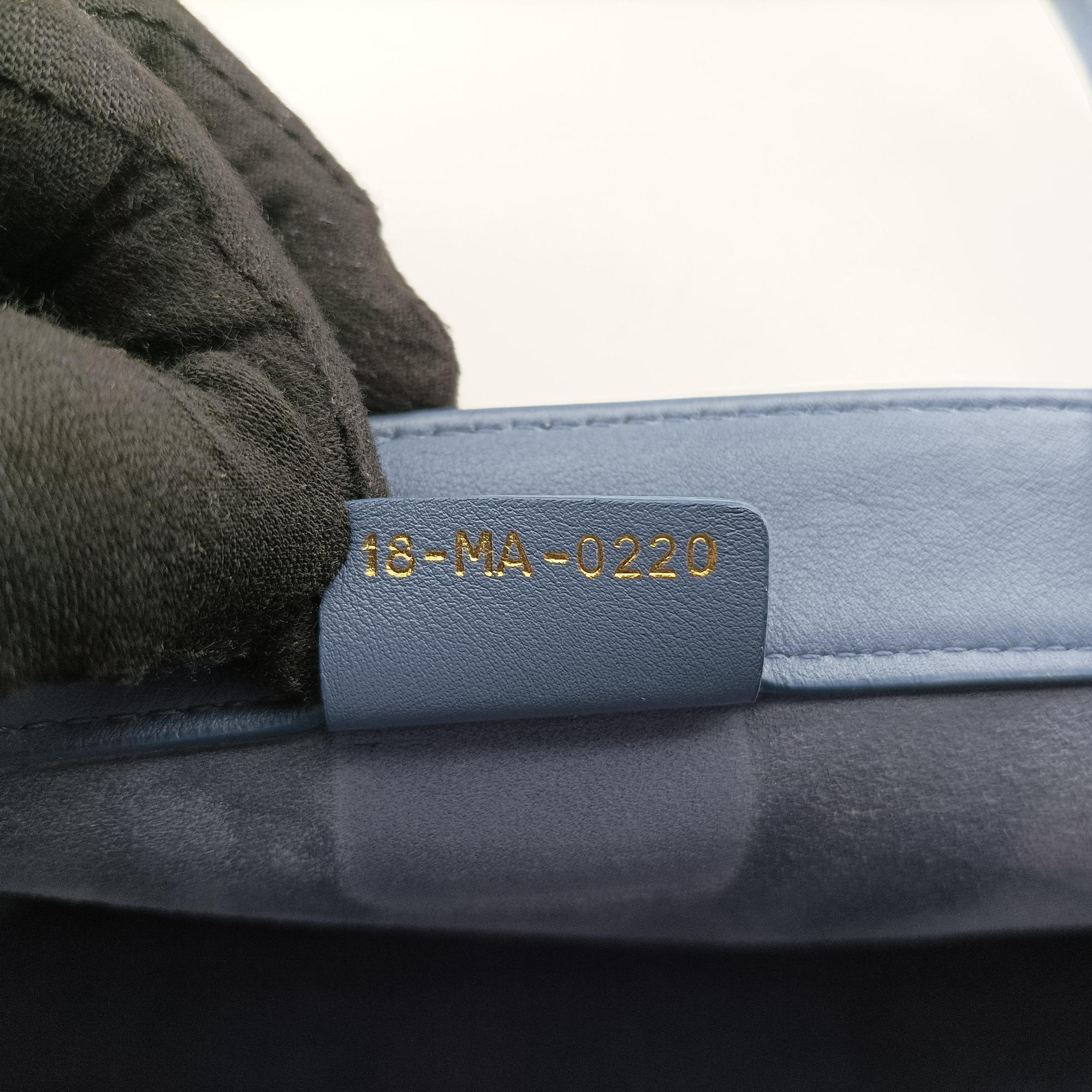 Book Tote Bag Blue leather 18-MA-0220ブックトート バッグ ブルー レザー 18-MA-0220