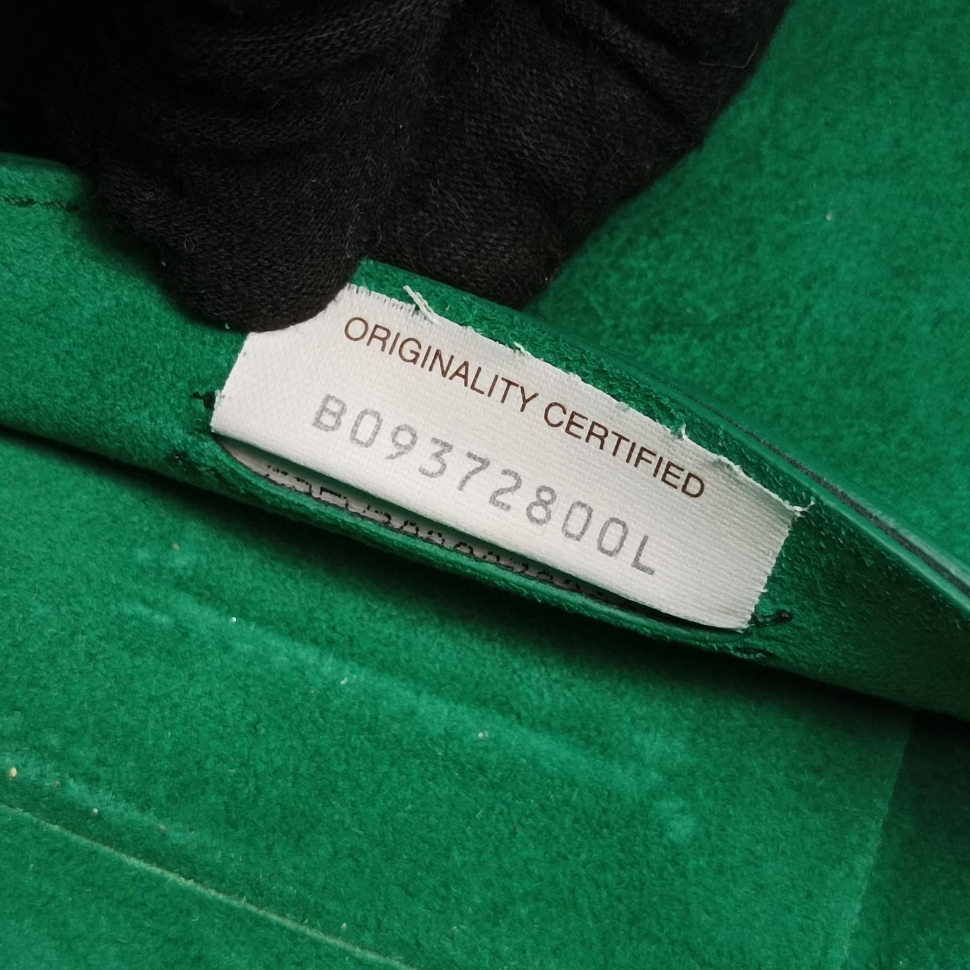 THE ARCO Tote Medium Green lambskin B09372800Lミディアム ザ アルコ トート グリーン ラムスキン B09372800L