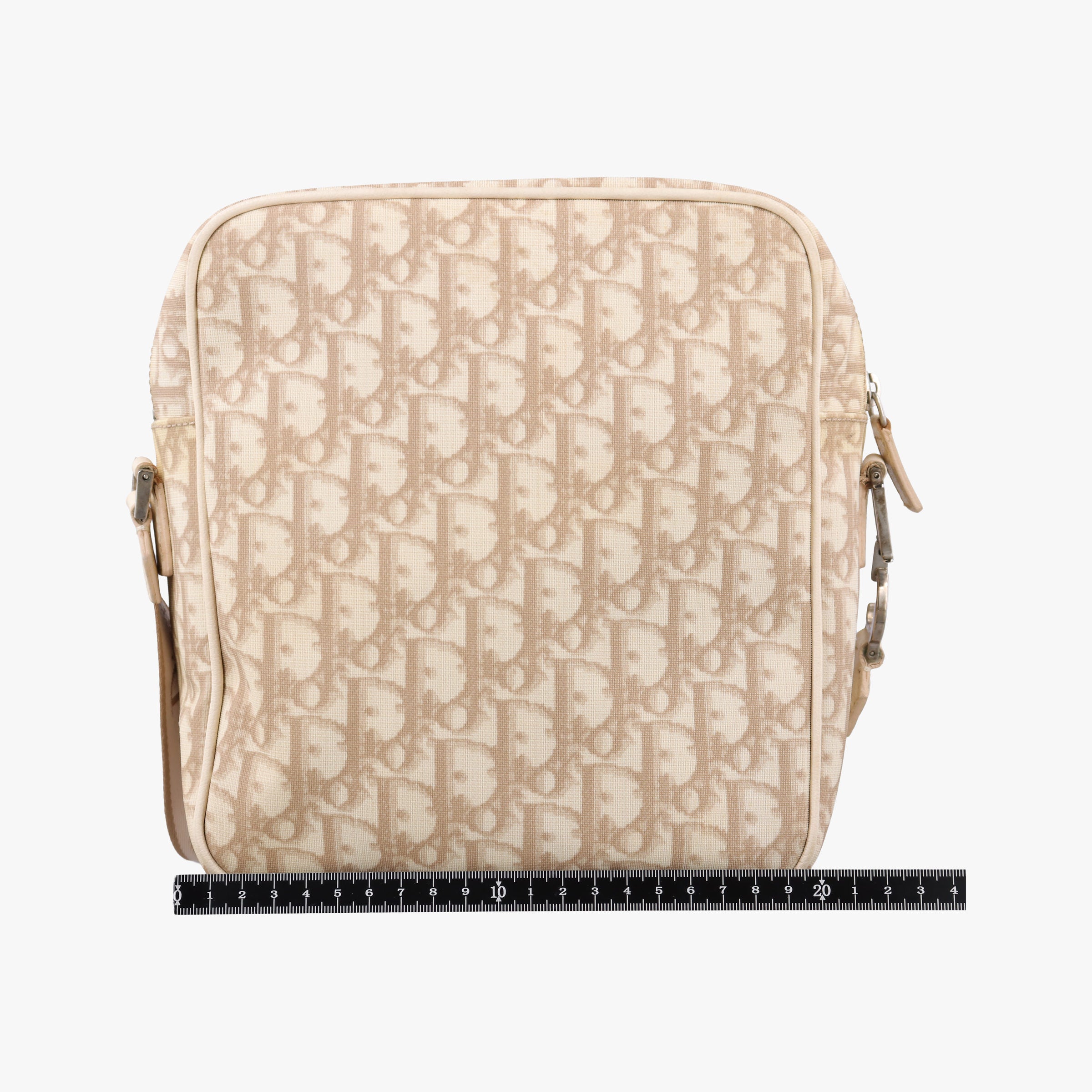 Trotter Flower Beige PVC Coated Canvas Floral Embroidery BO D 1024トロッター フラワー ベージュ PVCコーティングキャンバス 花刺繍 BO D 1024
