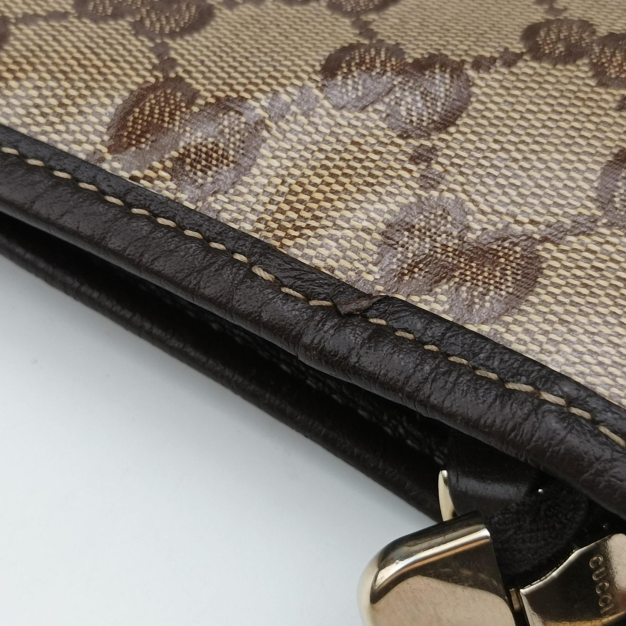 Abbey Brown PVC coated canvas 268642 E018411918アビー ブラウン PVCコーティングキャンバス 268642 E018411918