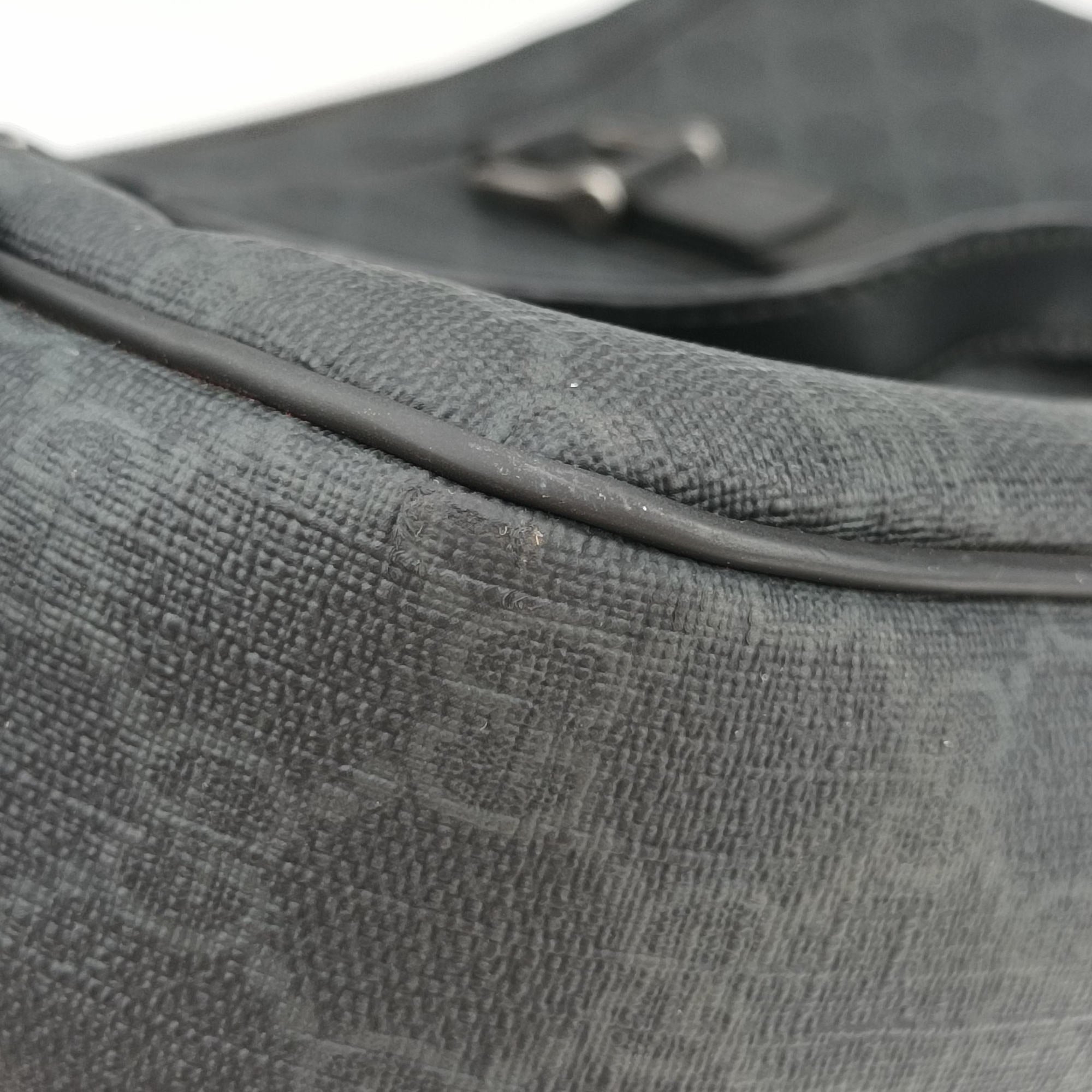 GG Plus GG Supreme Black PVC coated canvas 337081 E017901051GGプラス GGスプリーム ブラック PVCコーティングキャンバス 337081 E017901051