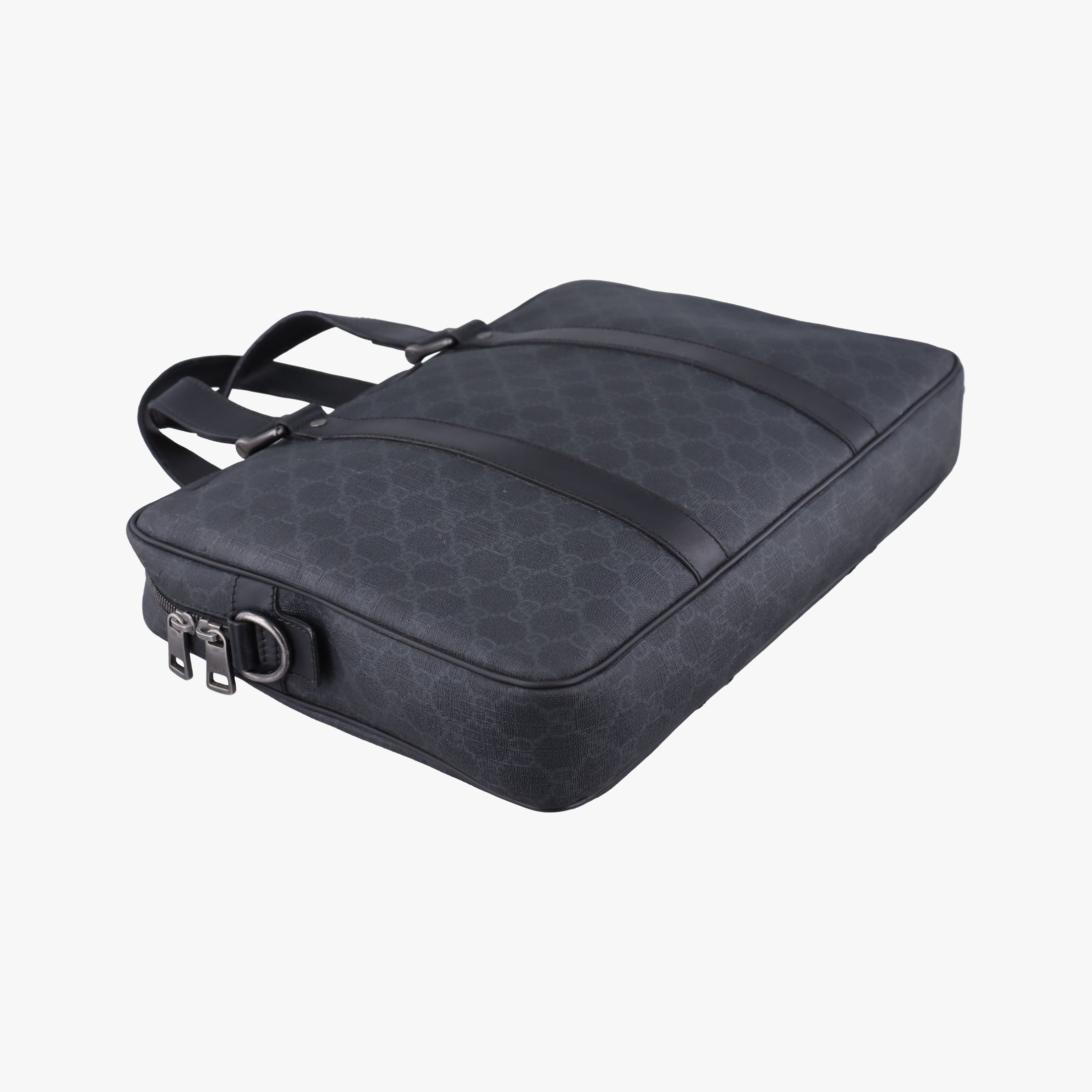 GG Plus GG Supreme Black PVC coated canvas 337081 E017901051GGプラス GGスプリーム ブラック PVCコーティングキャンバス 337081 E017901051