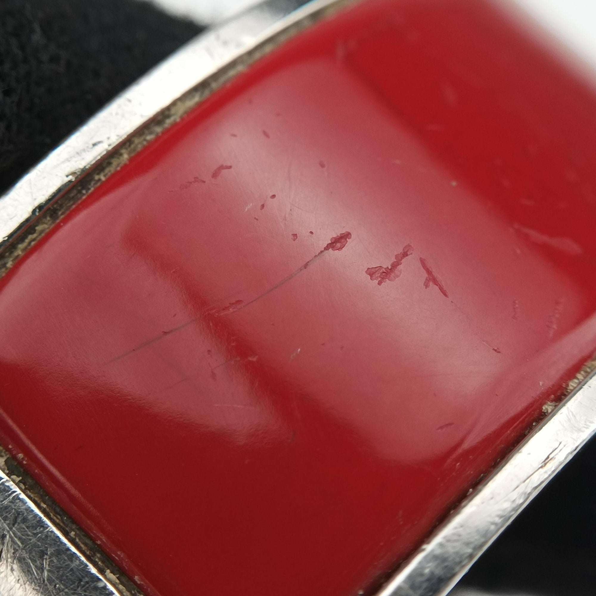 Clic Clac Red×silver GP Mクリッククラック レッド×シルバー GP M