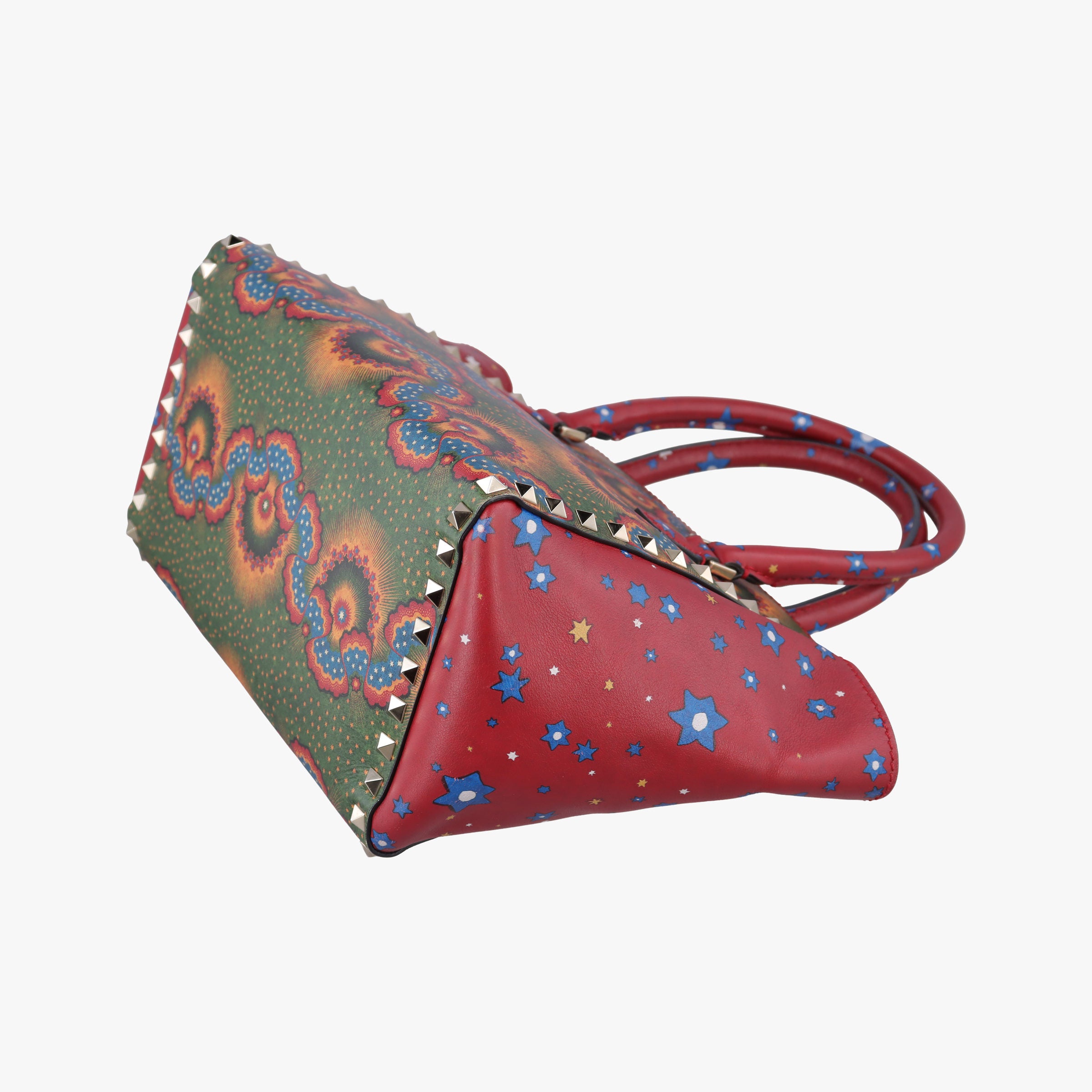 Rockstud Red Multi Calfskin BL-L540WSN2ロックスタッズ レッド マルチカラー カーフスキン BL-L540WSN2