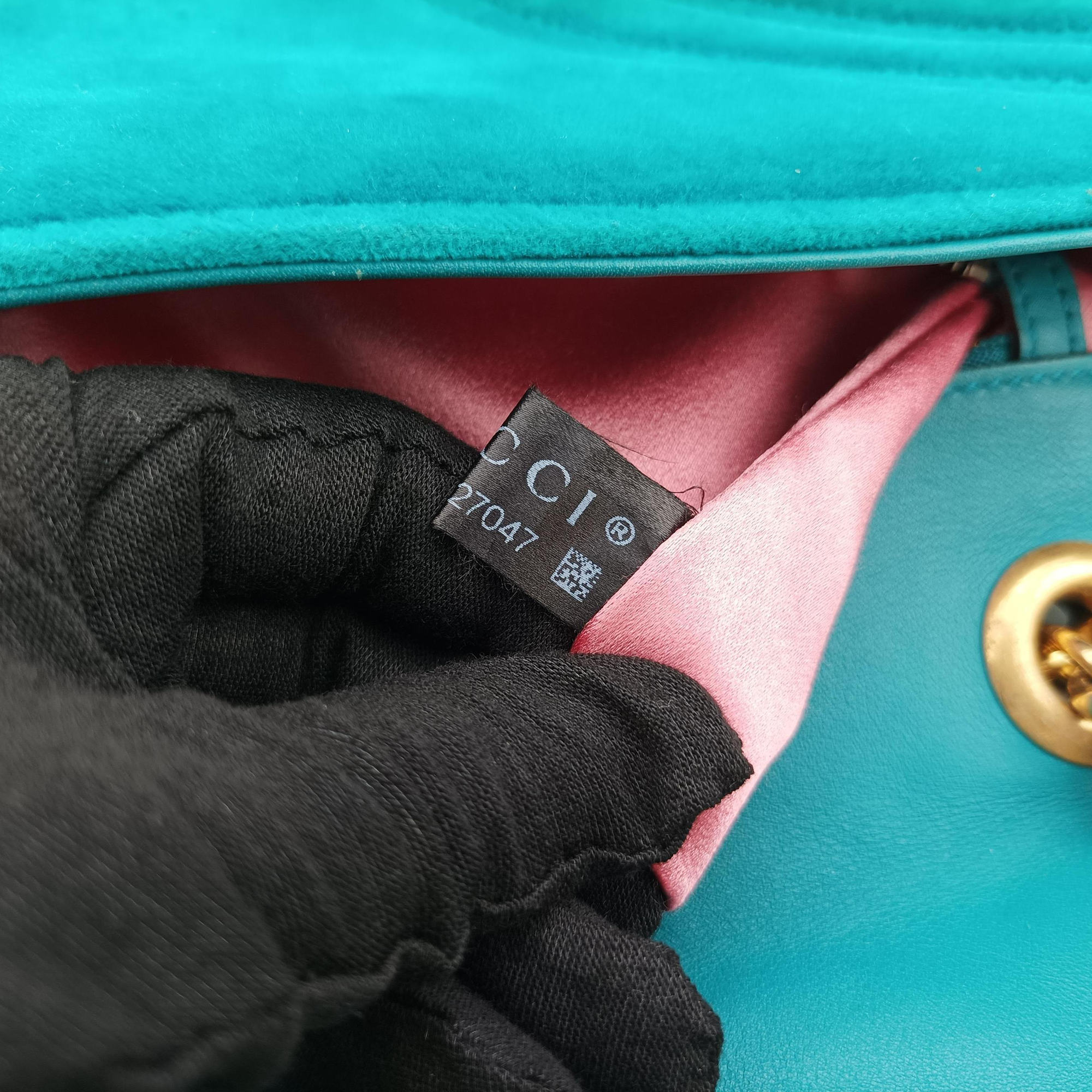 GG Marmont Blue velour 443497 F023527047GGマーモント ブルー ベロア 443497 F023527047