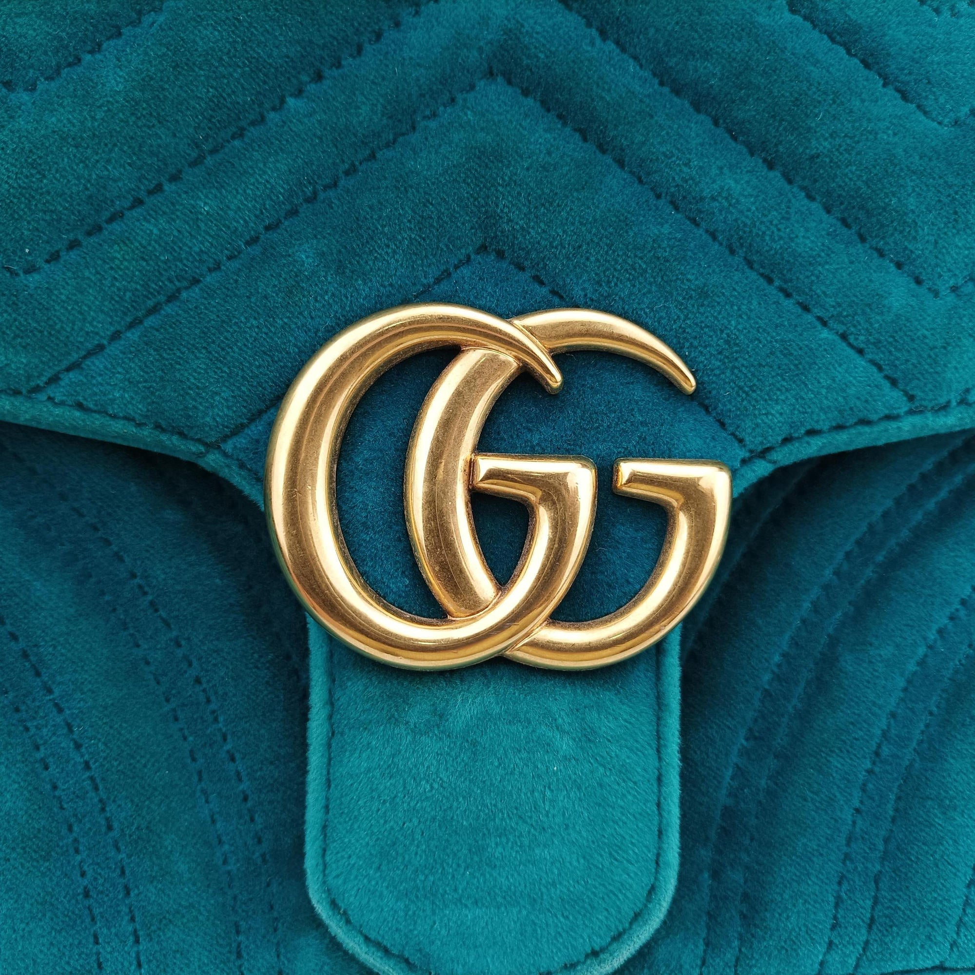 GG Marmont Blue velour 443497 F023527047GGマーモント ブルー ベロア 443497 F023527047