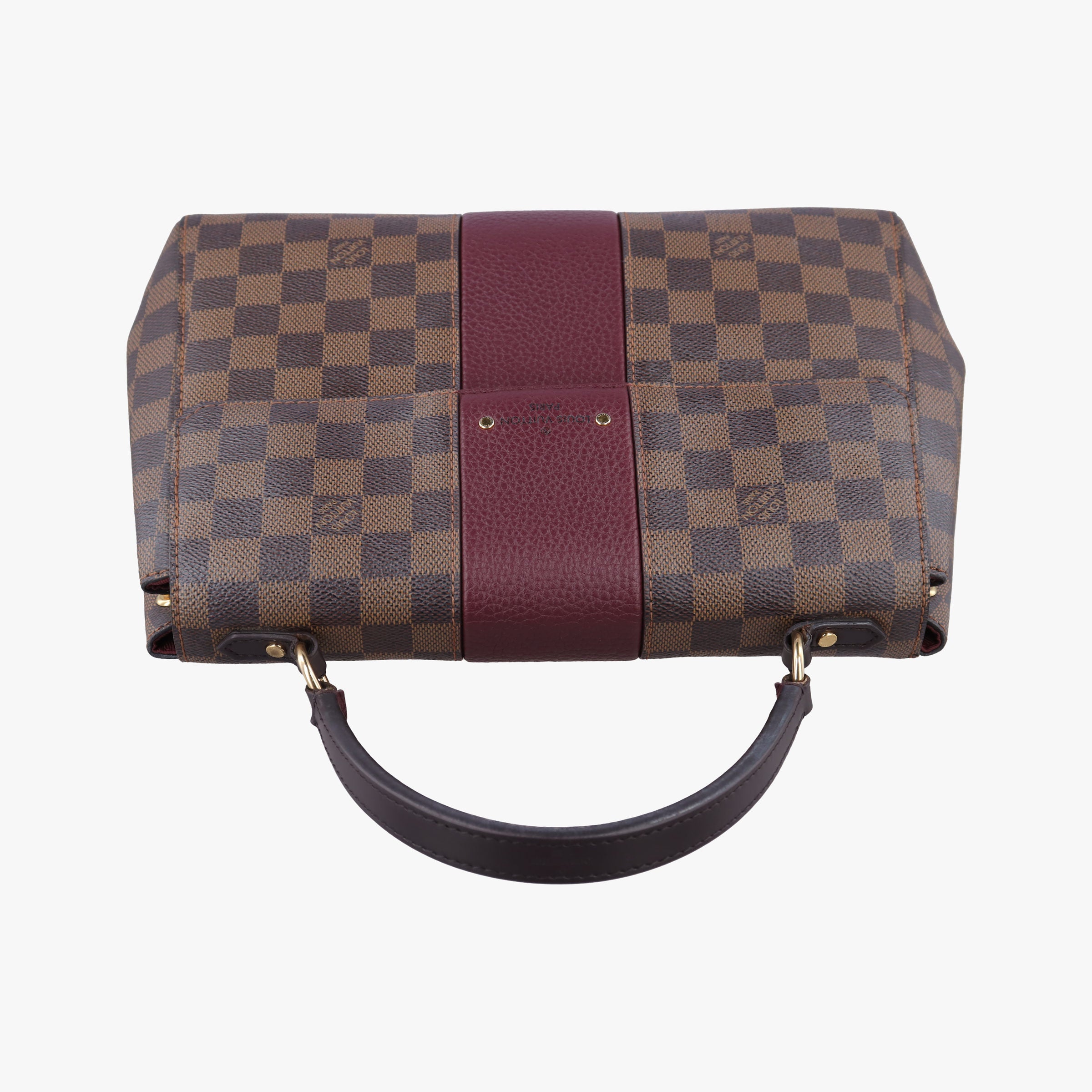 BOND STREET EBENE×bordeaux Damier Canvas aTaurillon leather N64416 TR0148ボンド ストリート エベヌ×ボルドー ダミエ キャンバス×トリヨンレザー N64416 TR0148