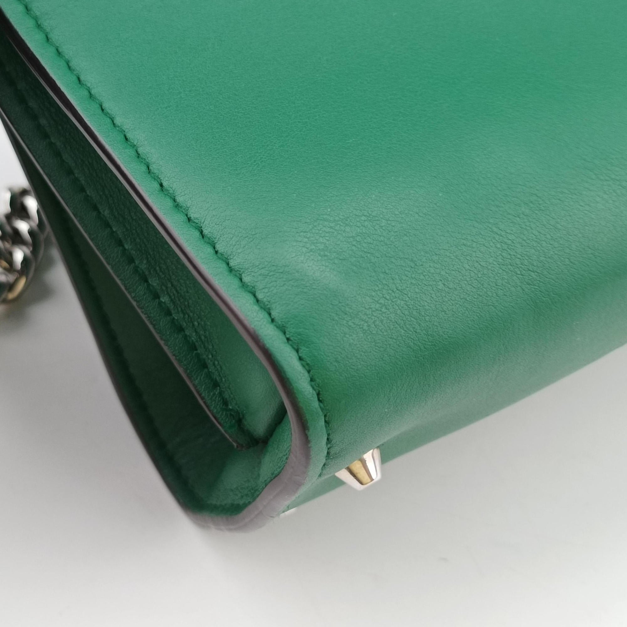 Interlocking G Green Leather 387604 D018567485インターロッキングG グリーン レザー 387604 D018567485