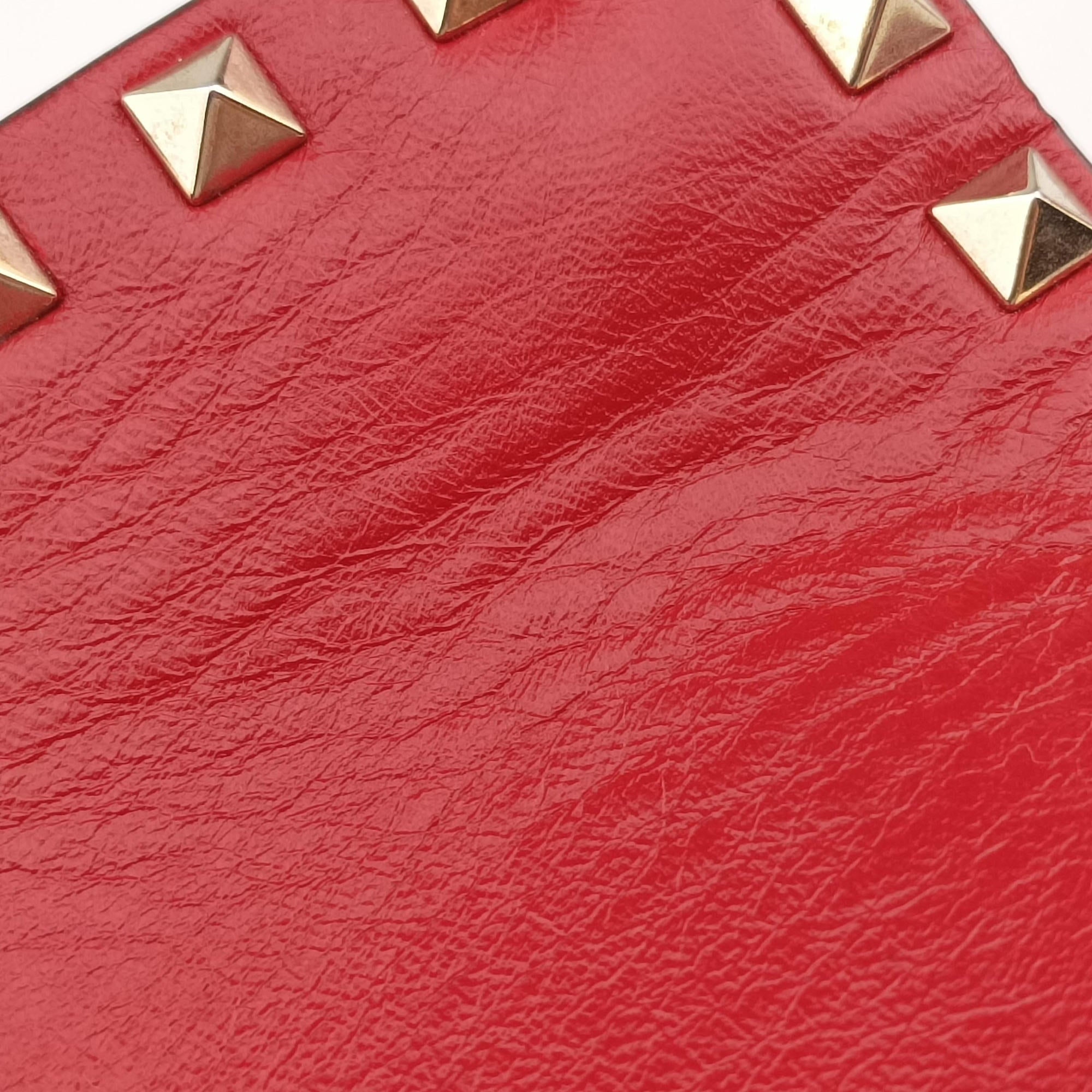 ROCKSTUD Red Leather BF F546NBD1ロックスタッズ レッド レザー BF F546NBD1
