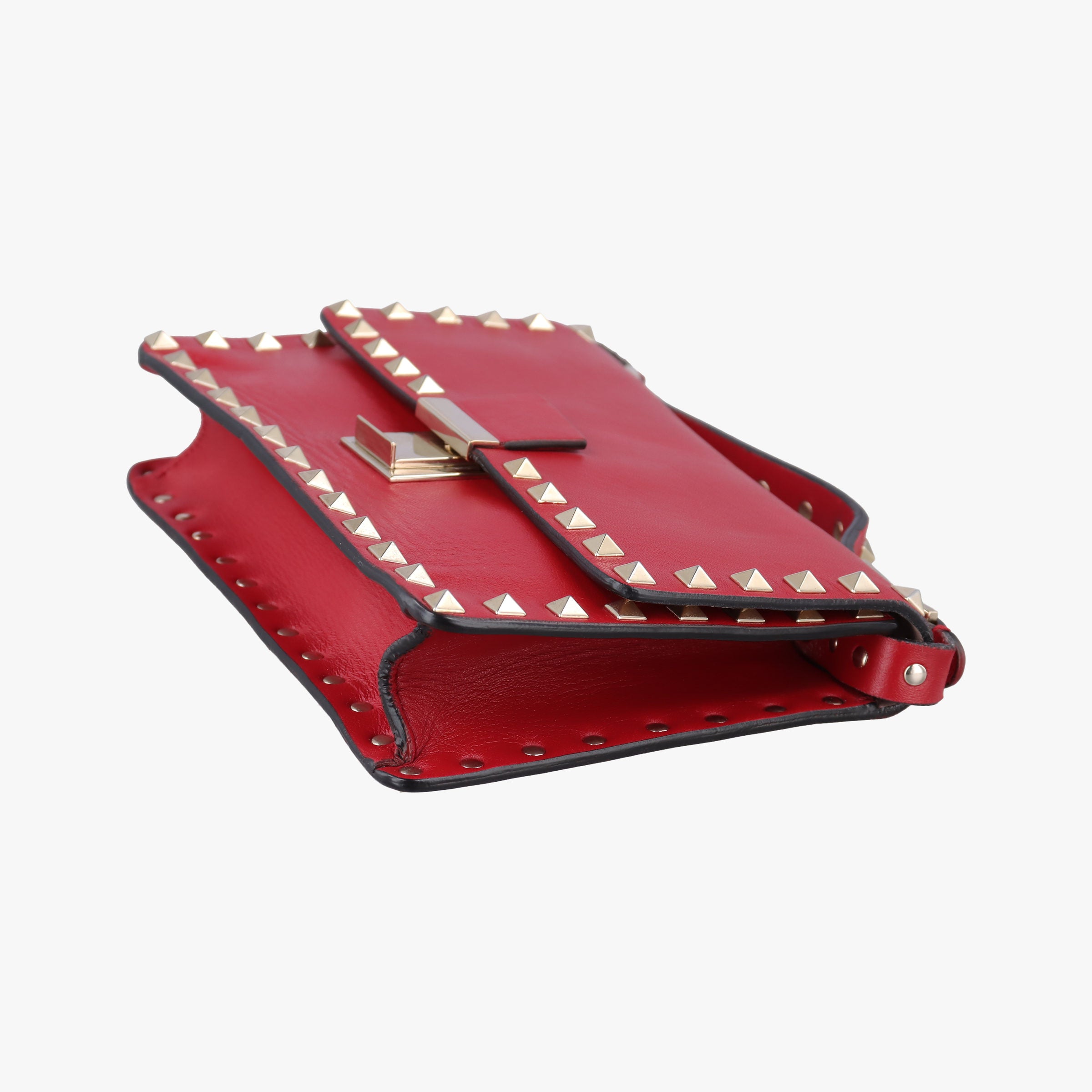 ROCKSTUD Red Leather BF F546NBD1ロックスタッズ レッド レザー BF F546NBD1