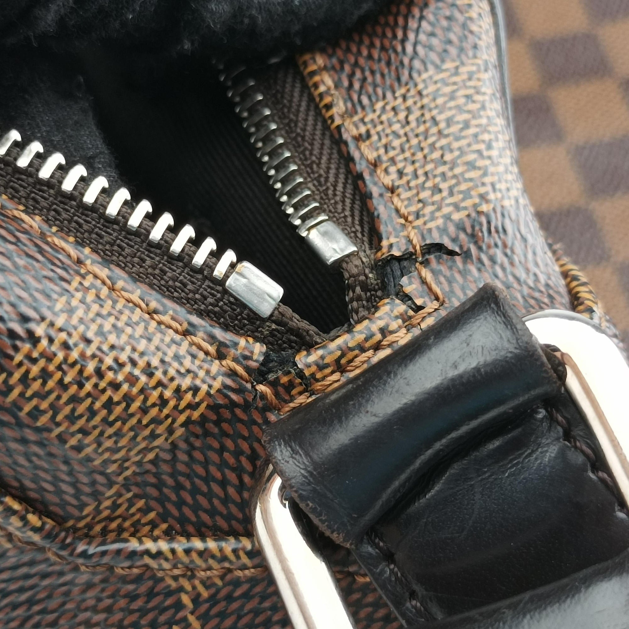 Jake messenger NM EBENE Damier Canvas N41569 TR2185ジェイクメッセンジャーNM エベーヌ ダミエキャンバス N41569 TR2185