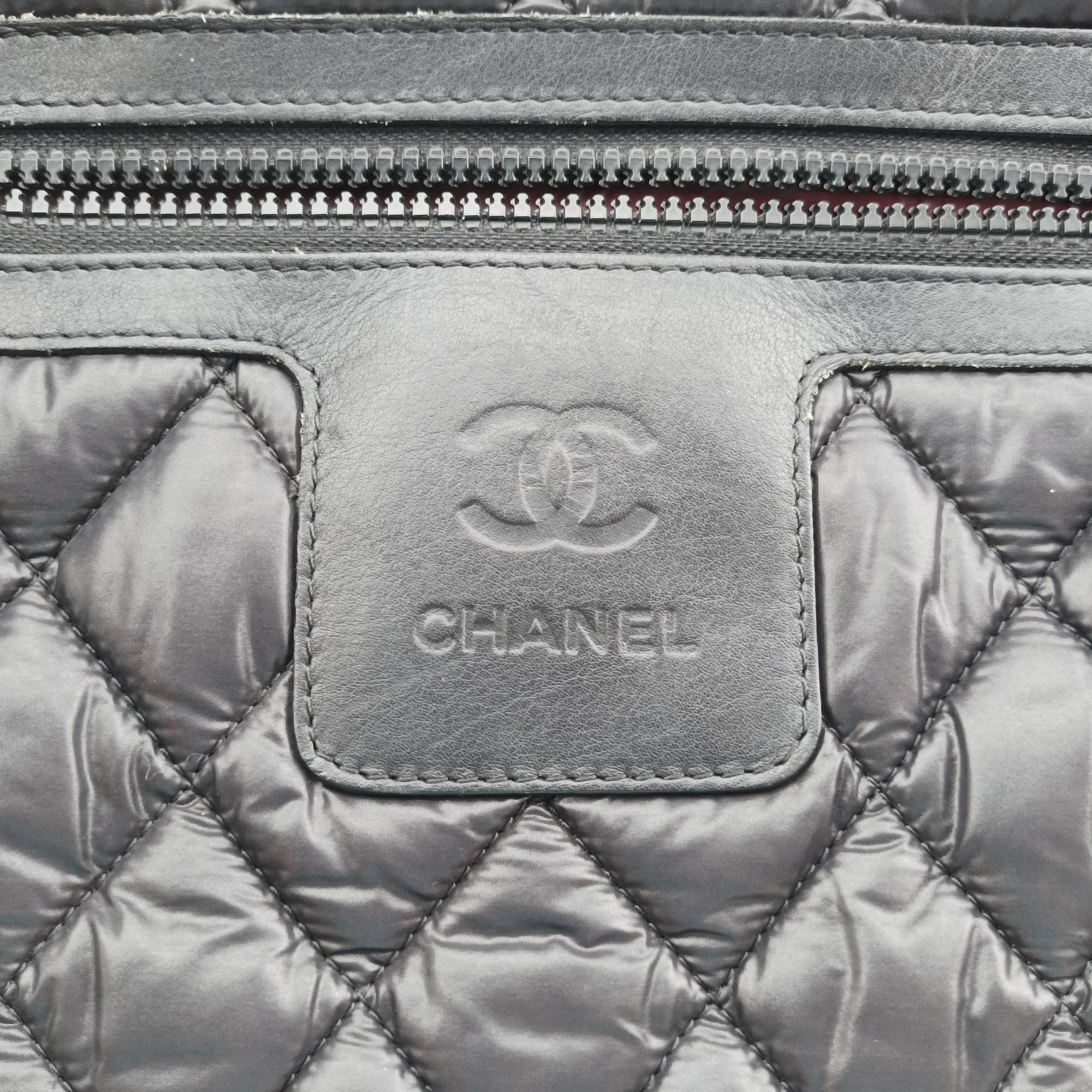 Cococoon Quilting Black Nylon×Leather A47107 13643578コココクーン キルティング ブラック ナイロン×レザー A47107 13643578
