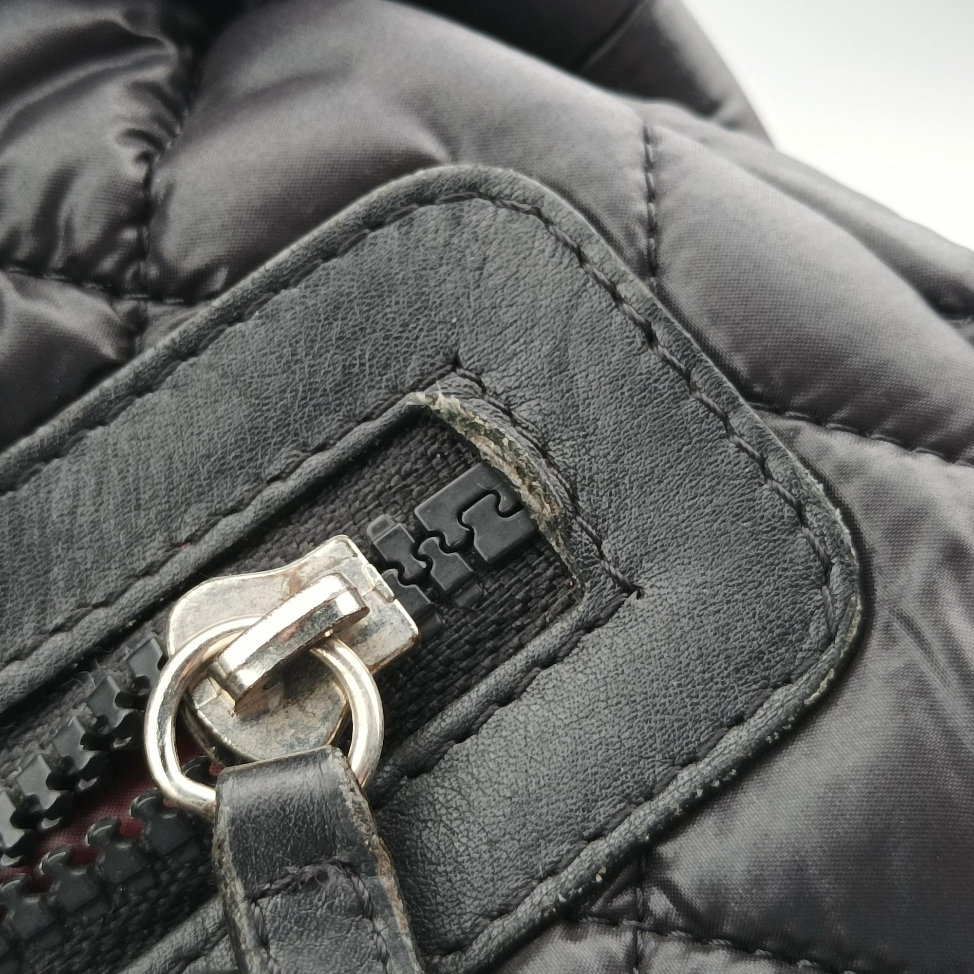 Cococoon Quilting Black Nylon×Leather A47107 13643578コココクーン キルティング ブラック ナイロン×レザー A47107 13643578