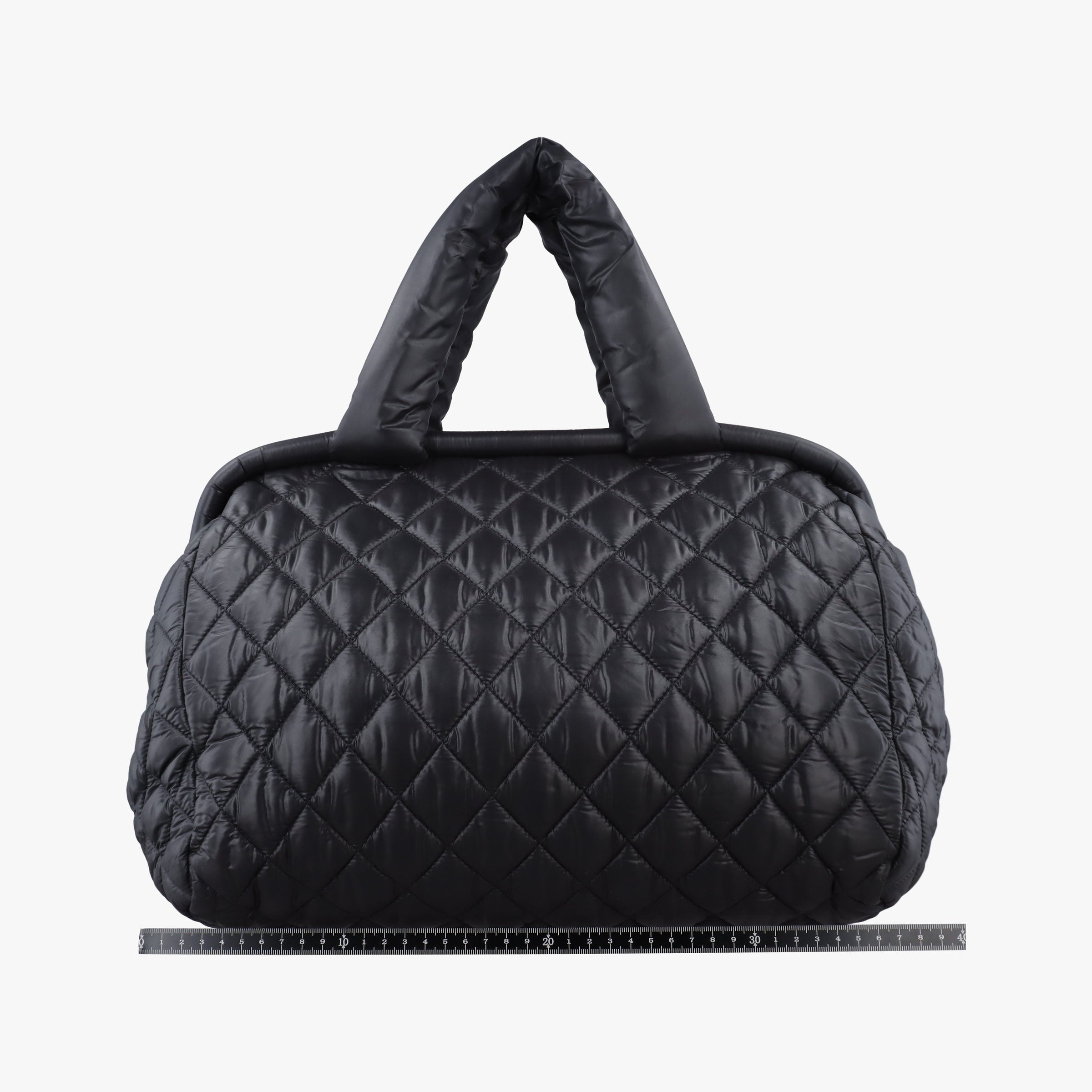 Cococoon Quilting Black Nylon×Leather A47107 13643578コココクーン キルティング ブラック ナイロン×レザー A47107 13643578