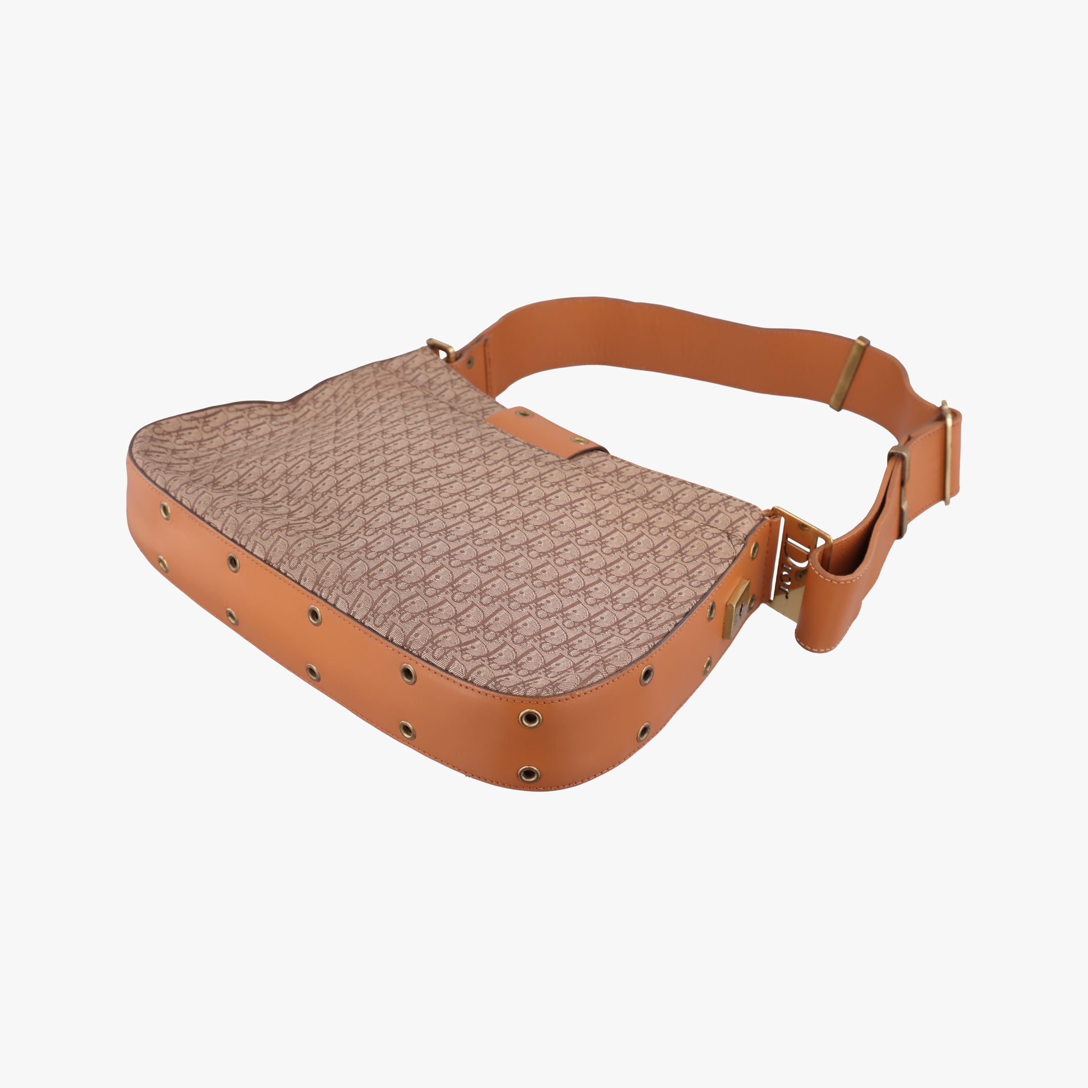 Street Chic Columbus Beige×brown canvasxleather MA-0022トロッター ストリートシック コロンバス ベージュ×ブラウン キャンバスxレザー MA-0022
