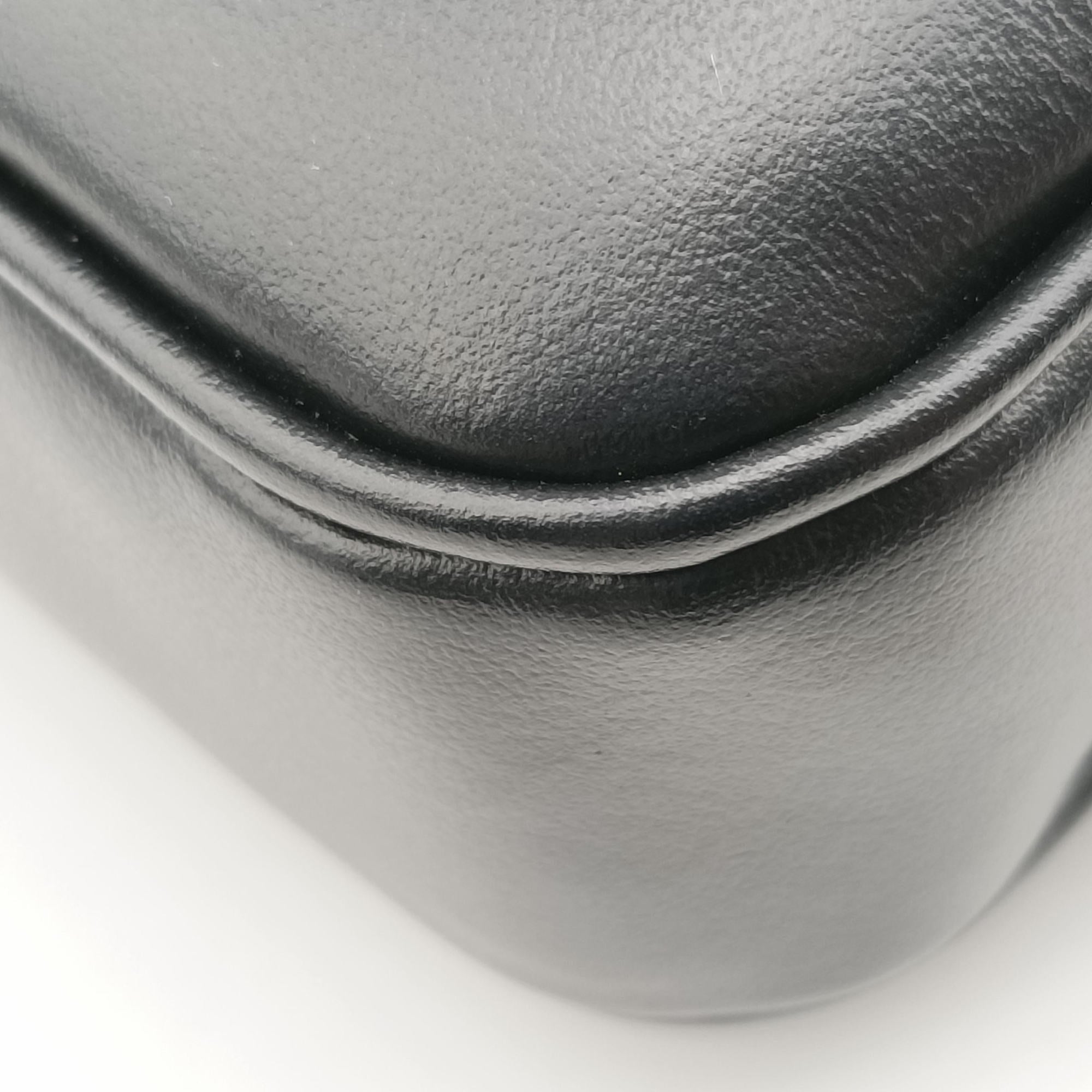 logo Black leather DNP104ロゴ ブラック レザー DNP104