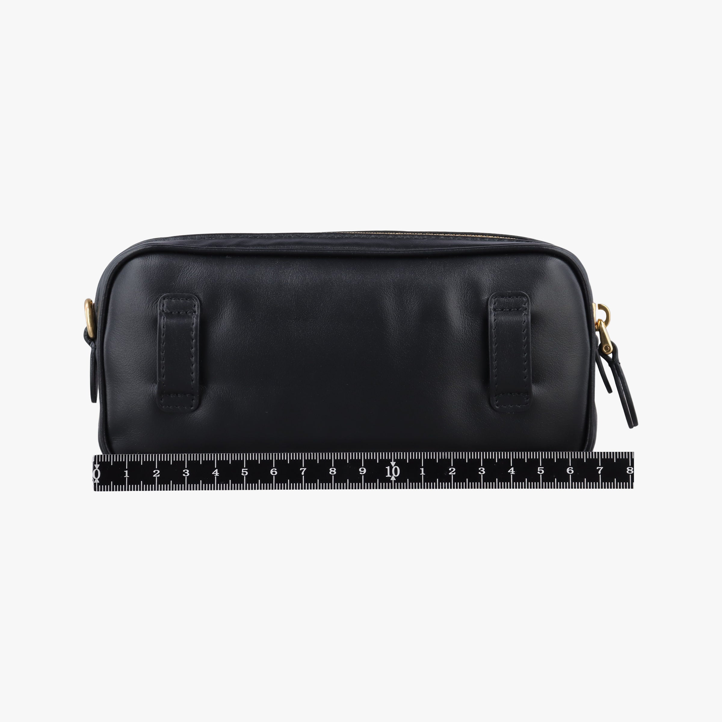 logo Black leather DNP104ロゴ ブラック レザー DNP104