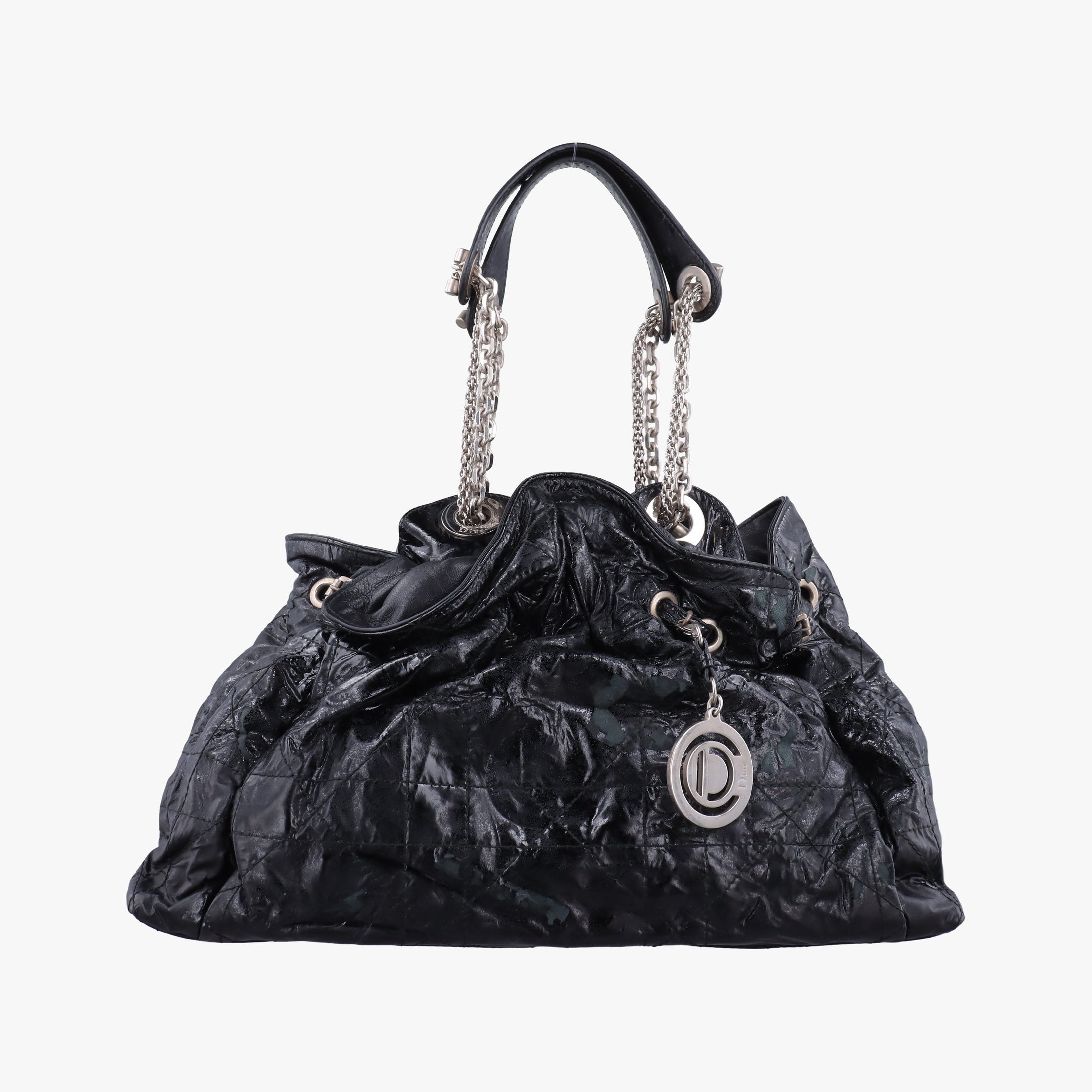 Le Trente Cannage Black Patent 01-RU-0110ルトラント カナージュ ブラック パテント 01-RU-0110