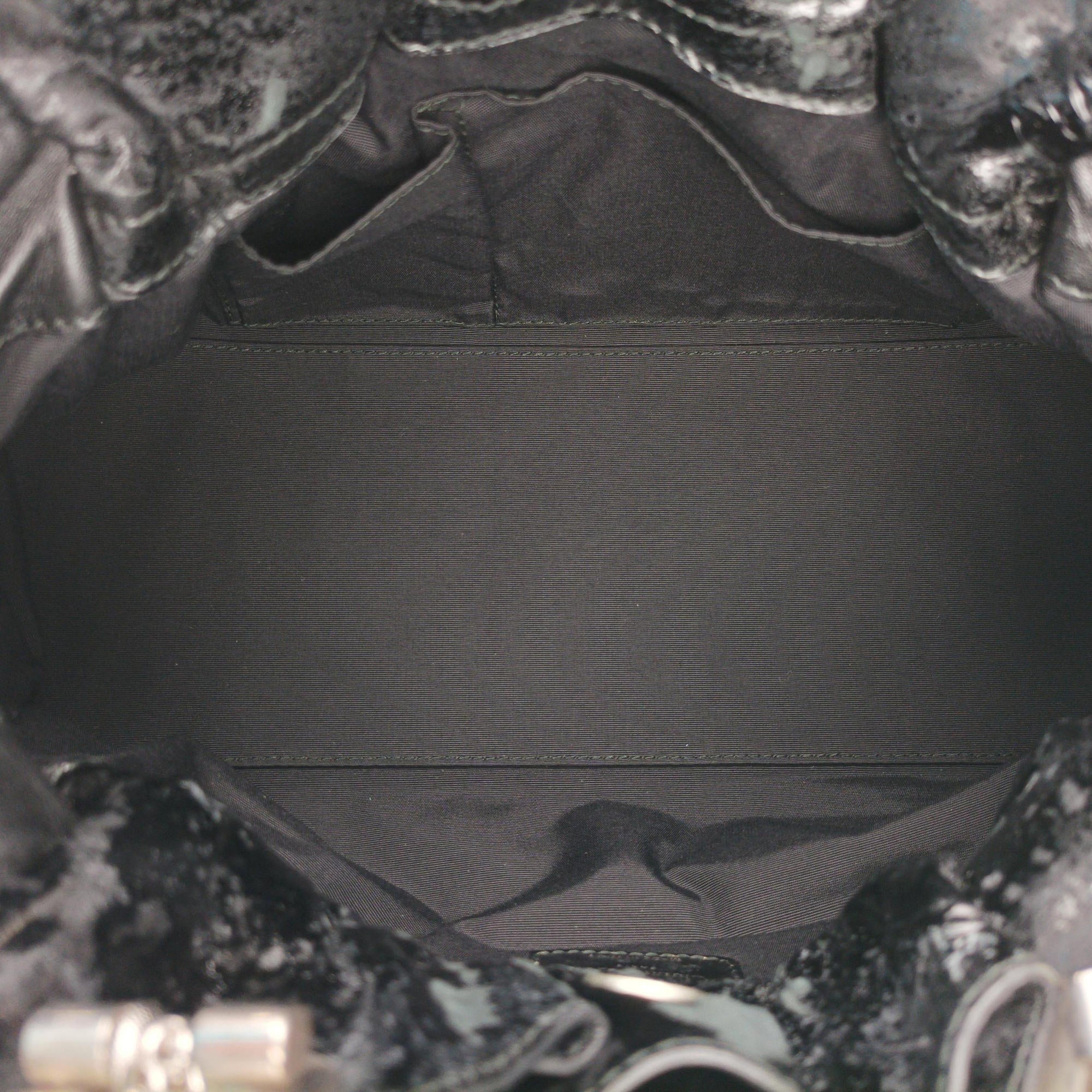 Le Trente Cannage Black Patent 01-RU-0110ルトラント カナージュ ブラック パテント 01-RU-0110