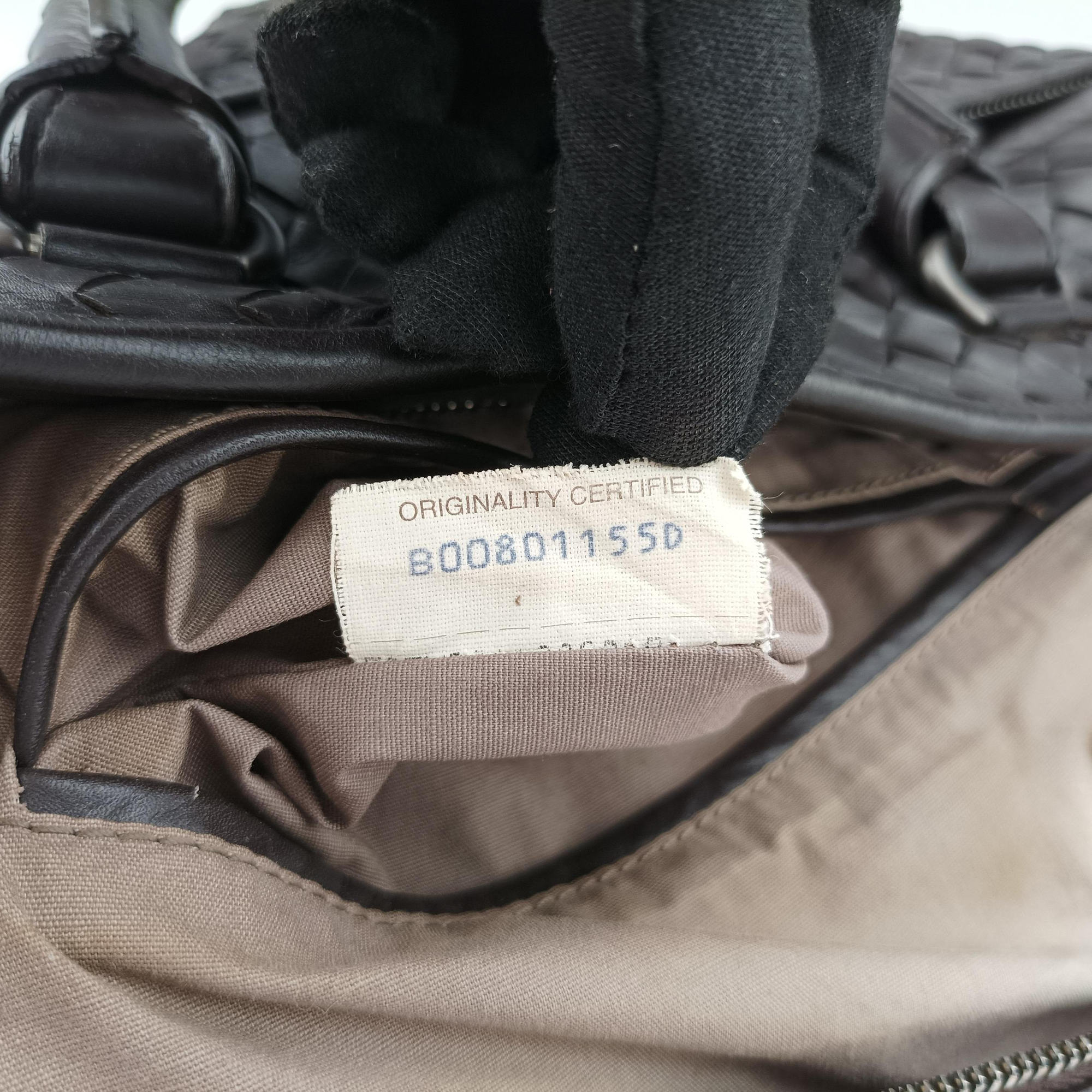 Intrecciato Brown lambskin B00801155Dイントレチャート ブラウン ラムスキン B00801155D