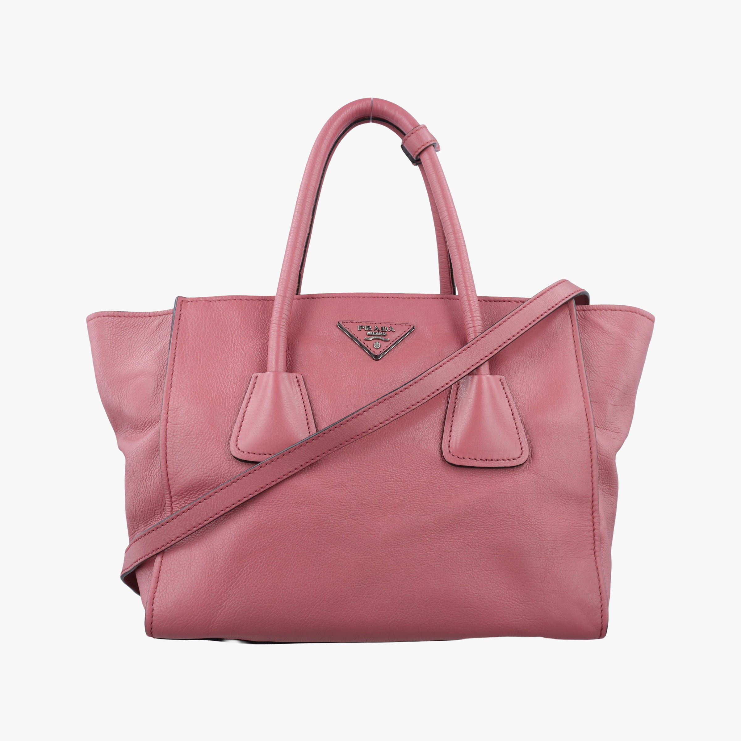 Twin Pocket Winged Tote Pink Leather BN2619 110ツイン ポケット ウィング トート ピンク レザー BN2619 110
