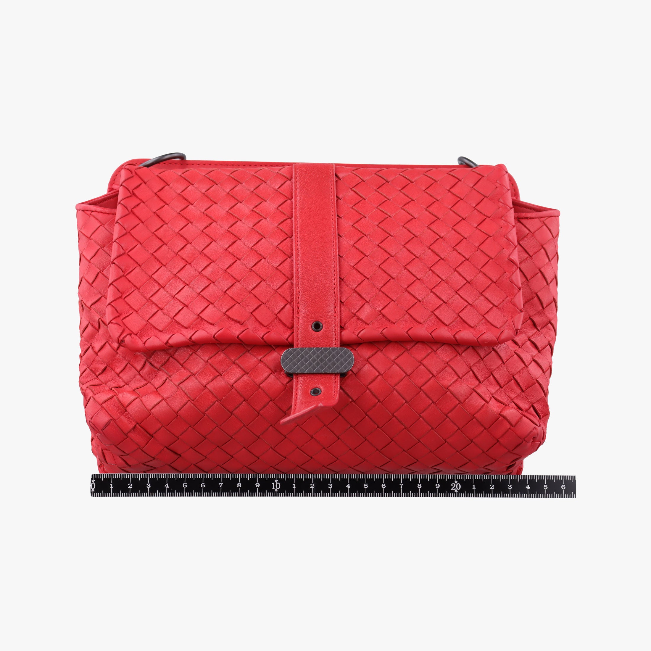 Intrecciato Red lambskin B02963546Mイントレチャート レッド ラムスキン B02963546M