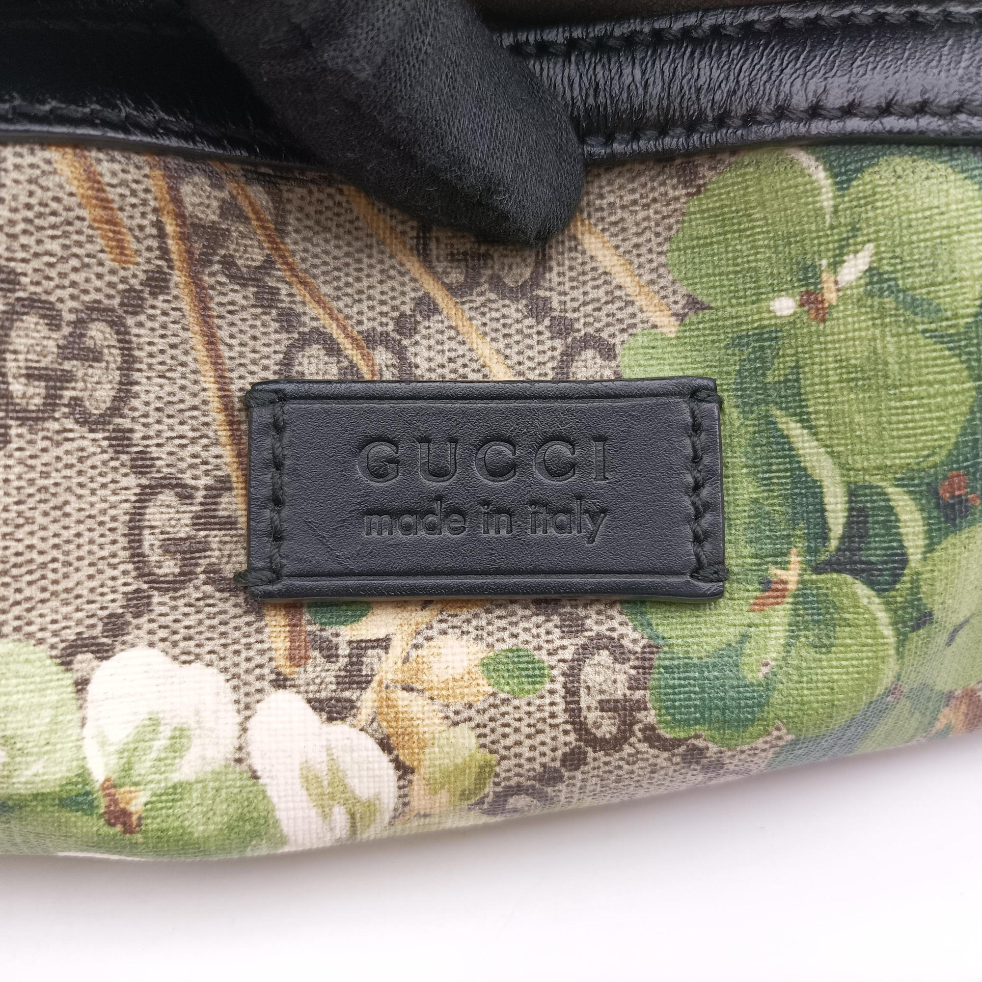 GG Blooms Beige×Multi PVC coated canvas×Leather 406370 H01931918GGブルームス ベージュ×マルチ PVCコーティングキャンバス×レザー 406370 H01931918