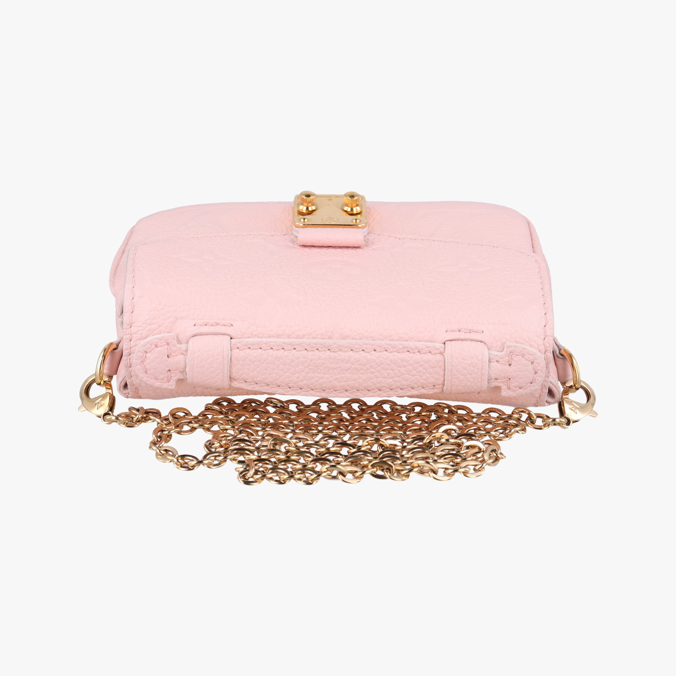 Micro Metis Pouch Chain Monogram Rose Pomelo Monogram Empreinte M81389 IC Chipマイクロメティスポーチチェーンモノグラム ローズポメロ モノグラム アンプラント M81389 ICチップ