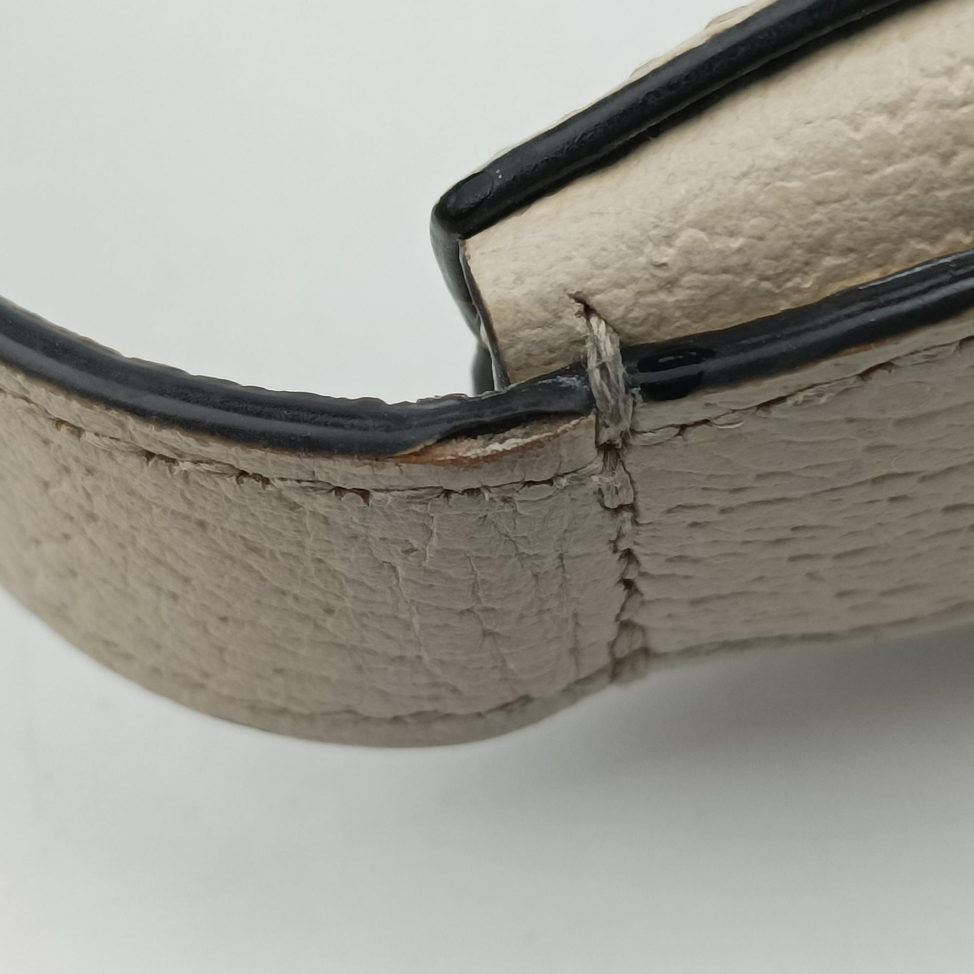 Ophidia Beige × White PVC coated canvas×Leather 658551 オフィディア ベージュ×ホワイト PVCコーティングキャンバス×レザー 658551