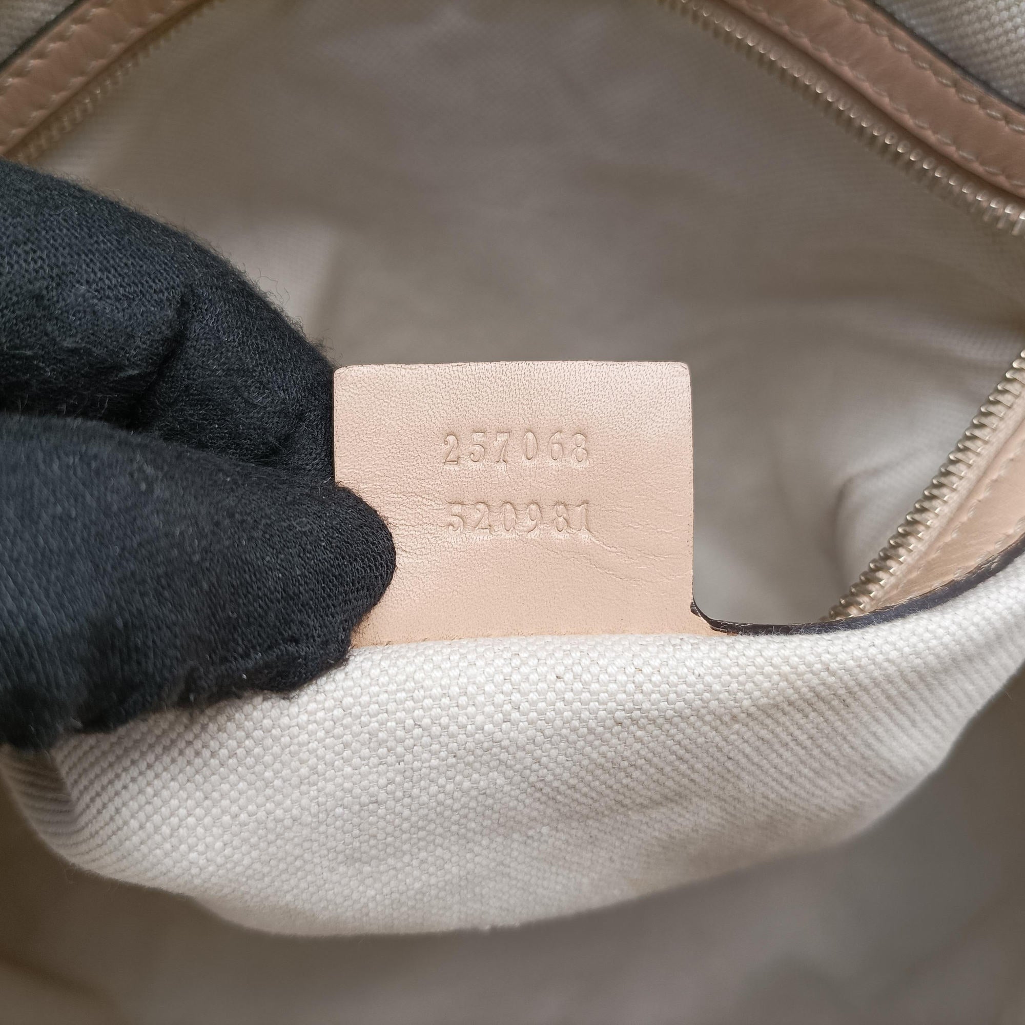 Lovely Pink Canvas×Leather 257068 C9247054ラブリー ピンク キャンバス×レザー 257068 C9247054