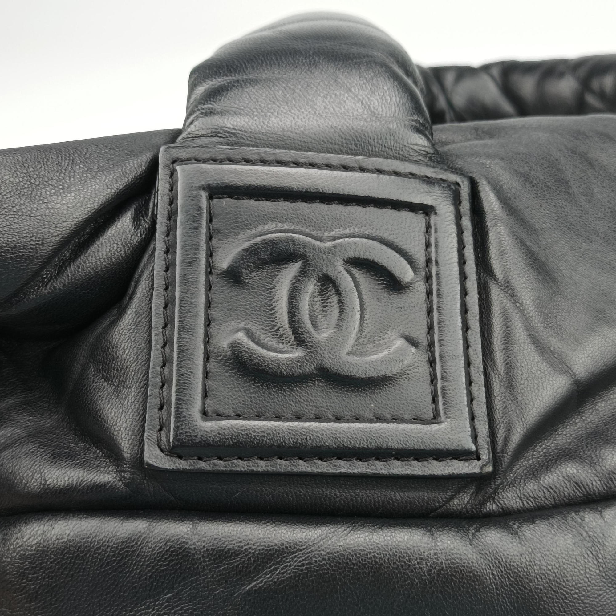 Cococoon Quilting Black lambskin A47107 13338953コココクーン キルティング ブラック ラムスキン A47107 13338953