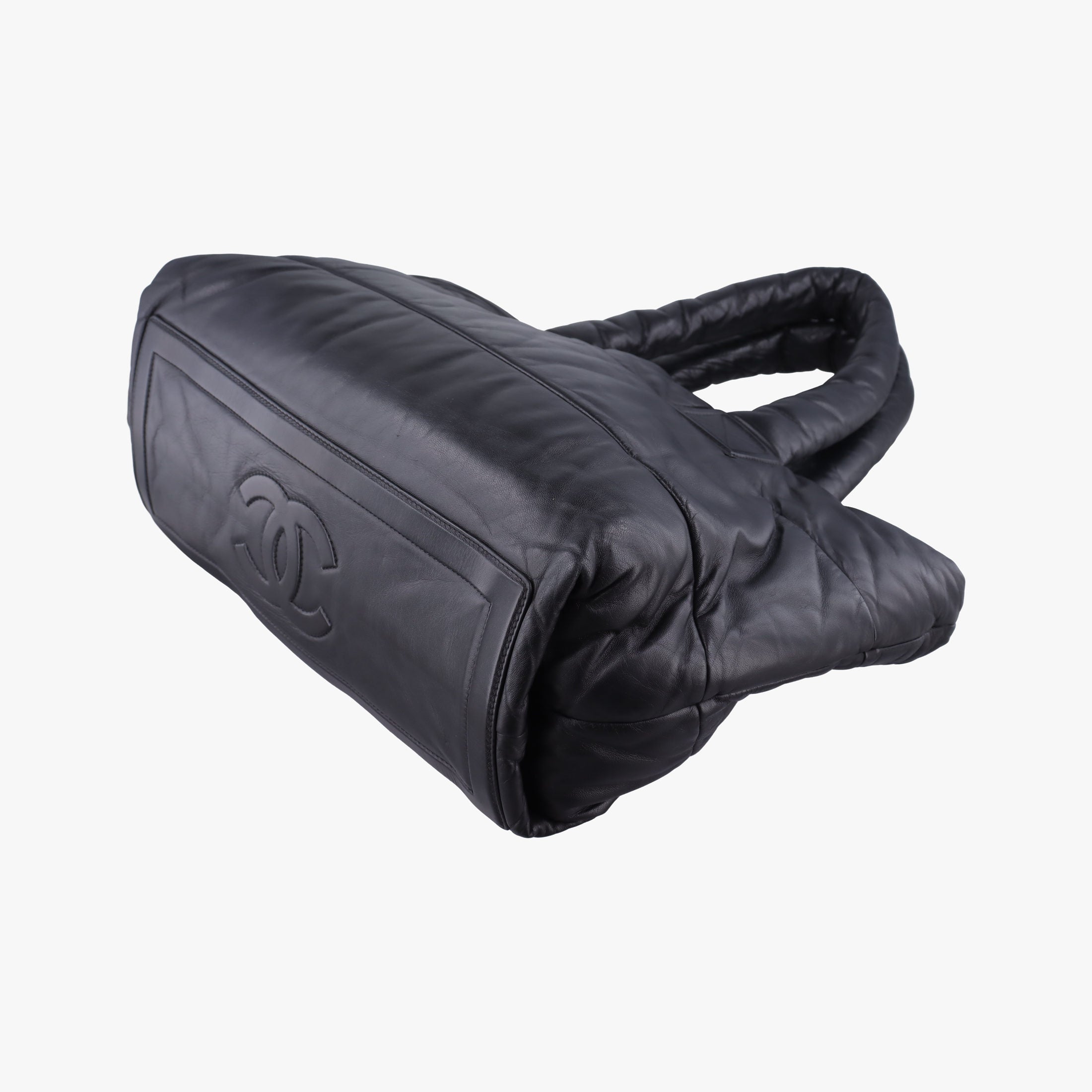 Cococoon Quilting Black lambskin A47107 13338953コココクーン キルティング ブラック ラムスキン A47107 13338953