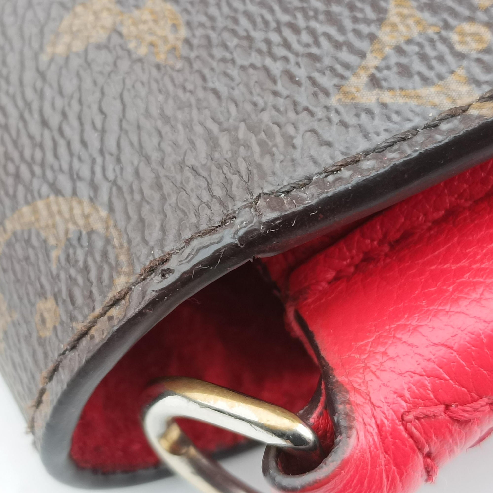 VaugirardPM Brown × Coquelicot Monogram Canvas×calf leather M44548 CA2109ヴォジラールPM モノグラム/ブラウン×コクリコ モノグラムキャンバス×カーフレザー M44548 CA2109