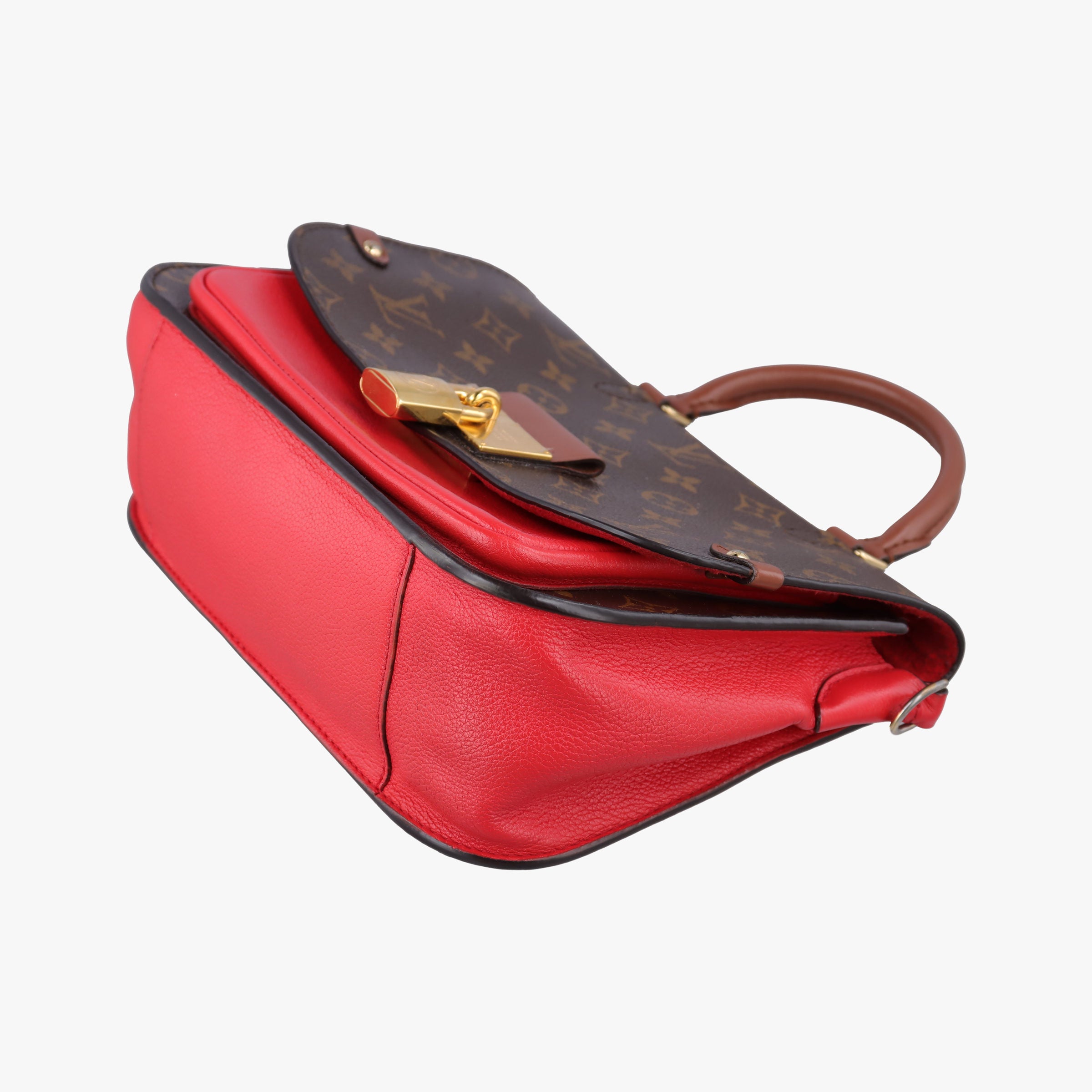 VaugirardPM Brown × Coquelicot Monogram Canvas×calf leather M44548 CA2109ヴォジラールPM モノグラム/ブラウン×コクリコ モノグラムキャンバス×カーフレザー M44548 CA2109