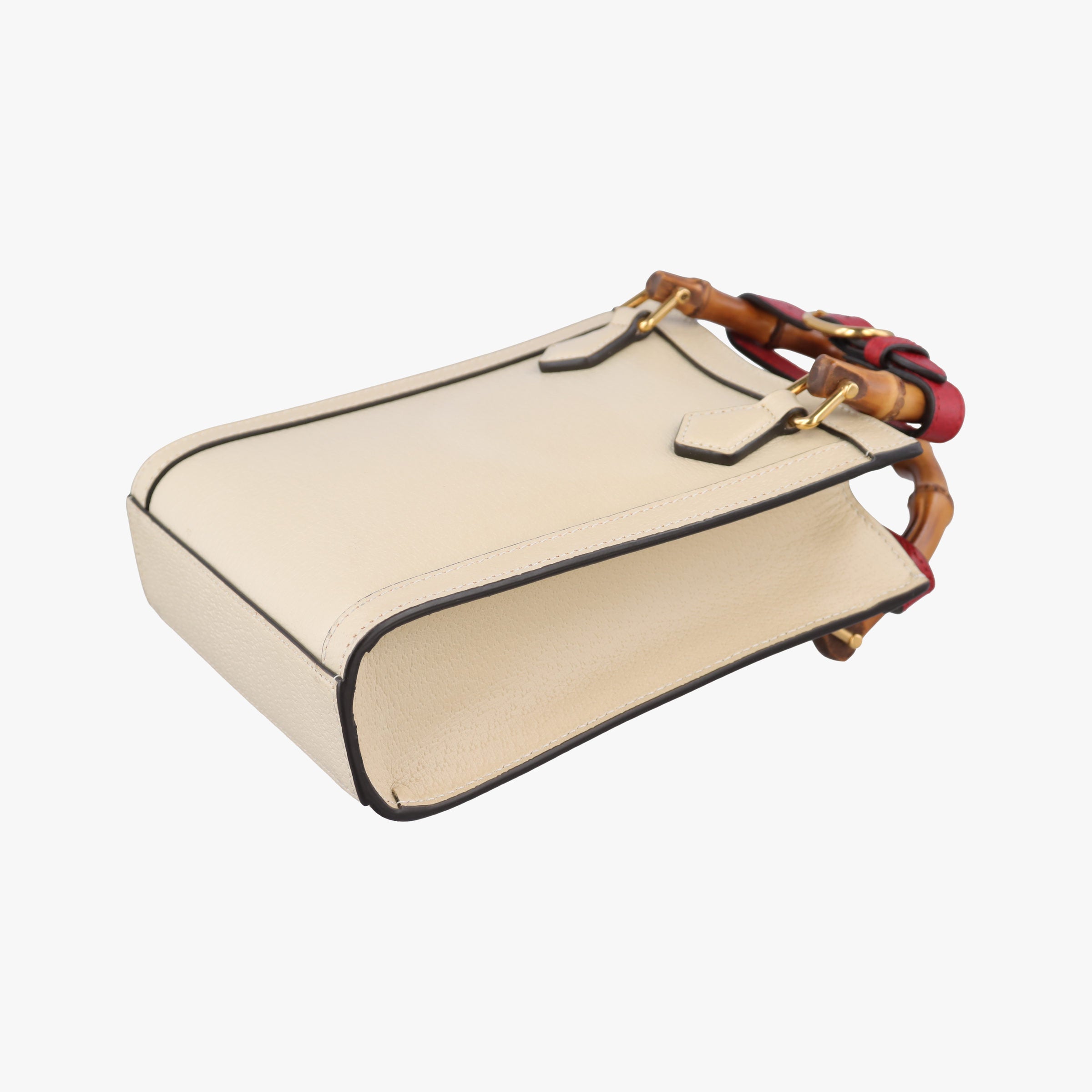 Diana Bamboo White Leather 739079 D040101588ダイアナ バンブー ホワイト レザー 739079 D040101588