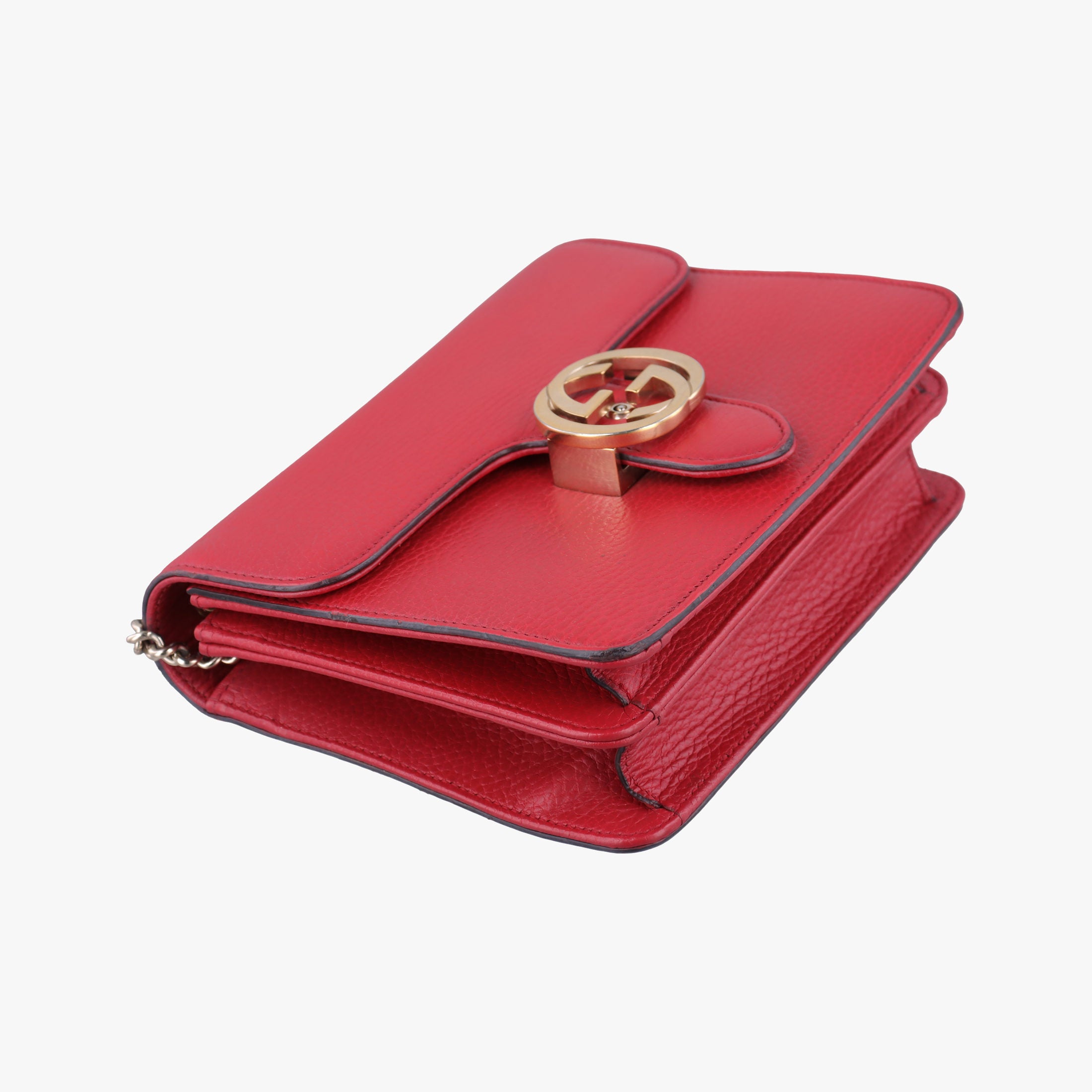 Interlocking G Red Leather 510304 H028867570インターロッキングG レッド レザー 510304 H028867570
