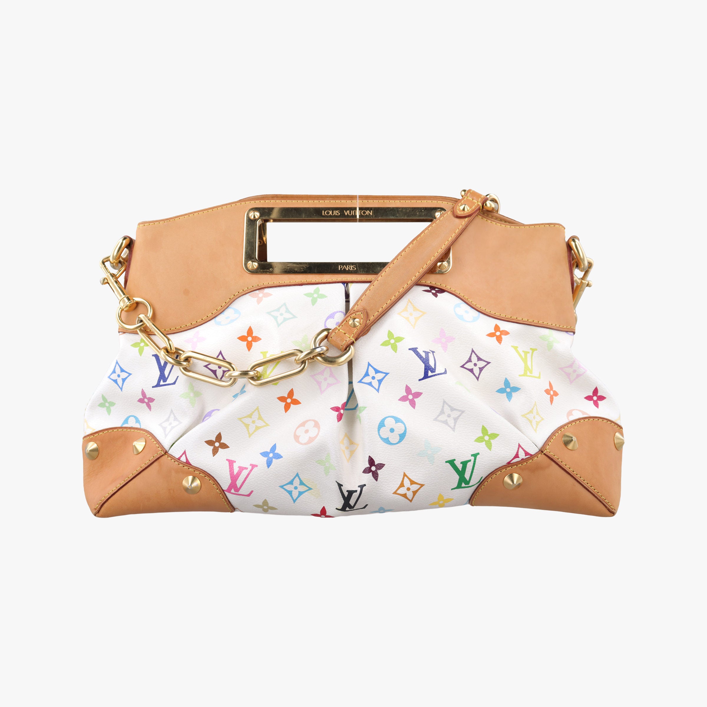 JUDY MM white Monogram Multicolor M40255 Lot number unknownジュディMM ブロン モノグラム マルチカラー M40255 製番不明