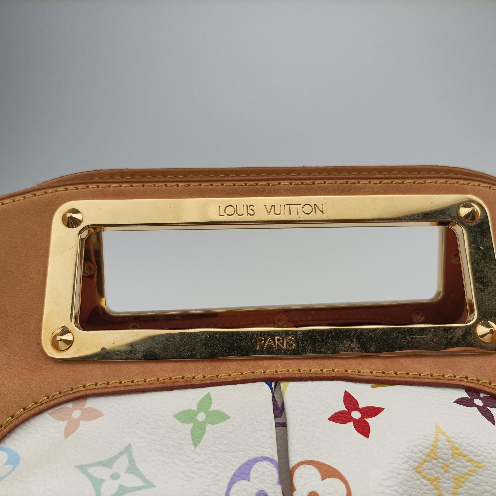 JUDY MM white Monogram Multicolor M40255 Lot number unknownジュディMM ブロン モノグラム マルチカラー M40255 製番不明