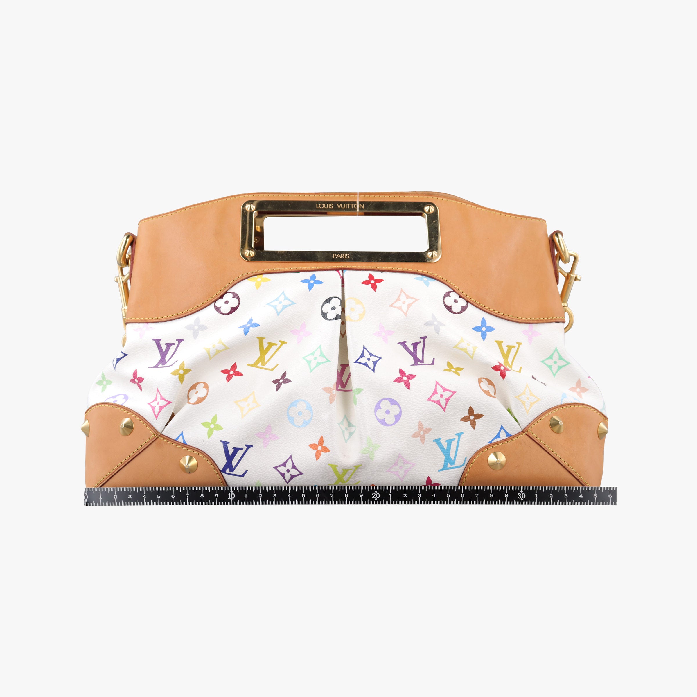 JUDY MM white Monogram Multicolor M40255 Lot number unknownジュディMM ブロン モノグラム マルチカラー M40255 製番不明