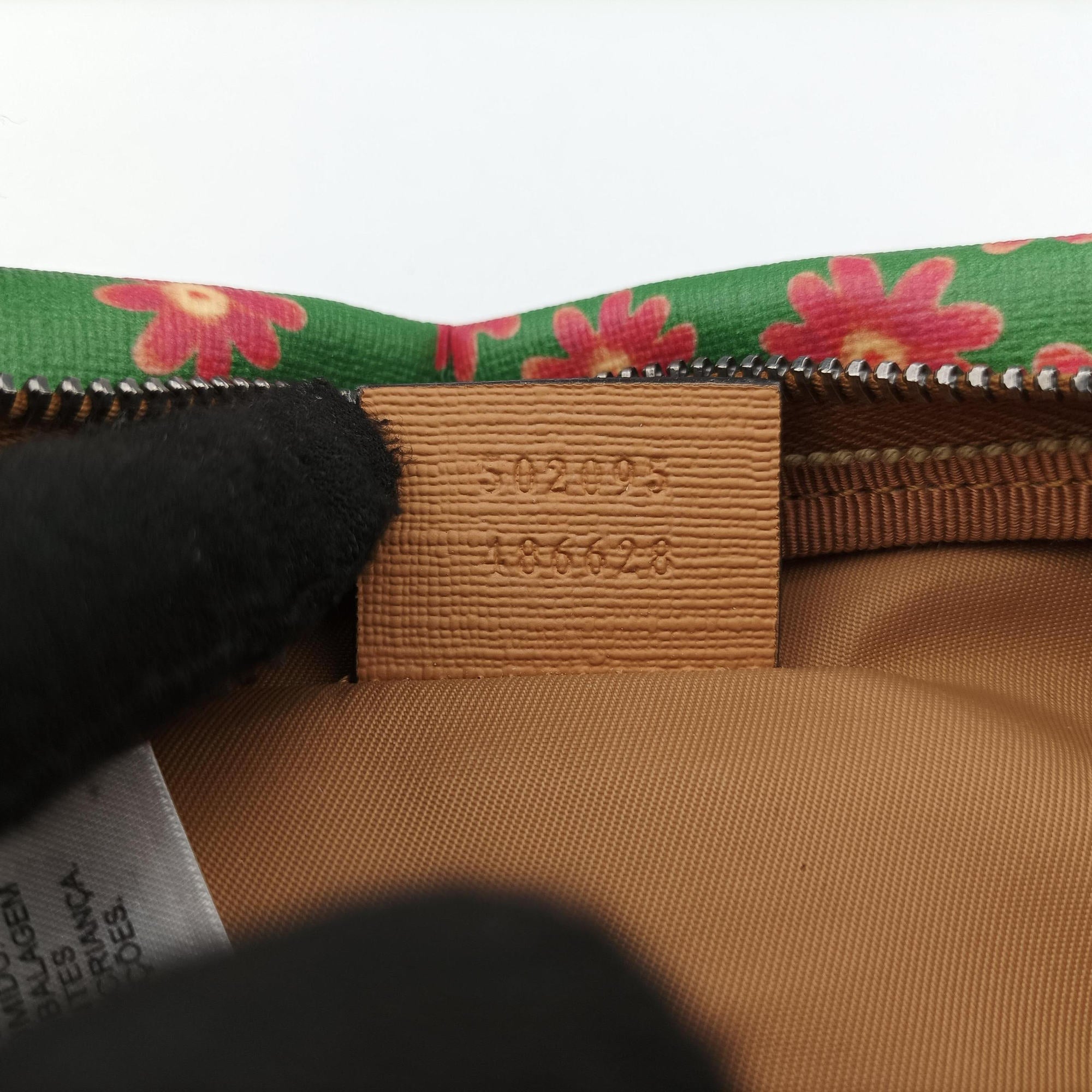 kids GG Top strawberry Print Green × Multi canvas 502095 D036903949キッズ GG トップ ストロベリー プリント グリーン×マルチ キャンバス 502095 D036903949