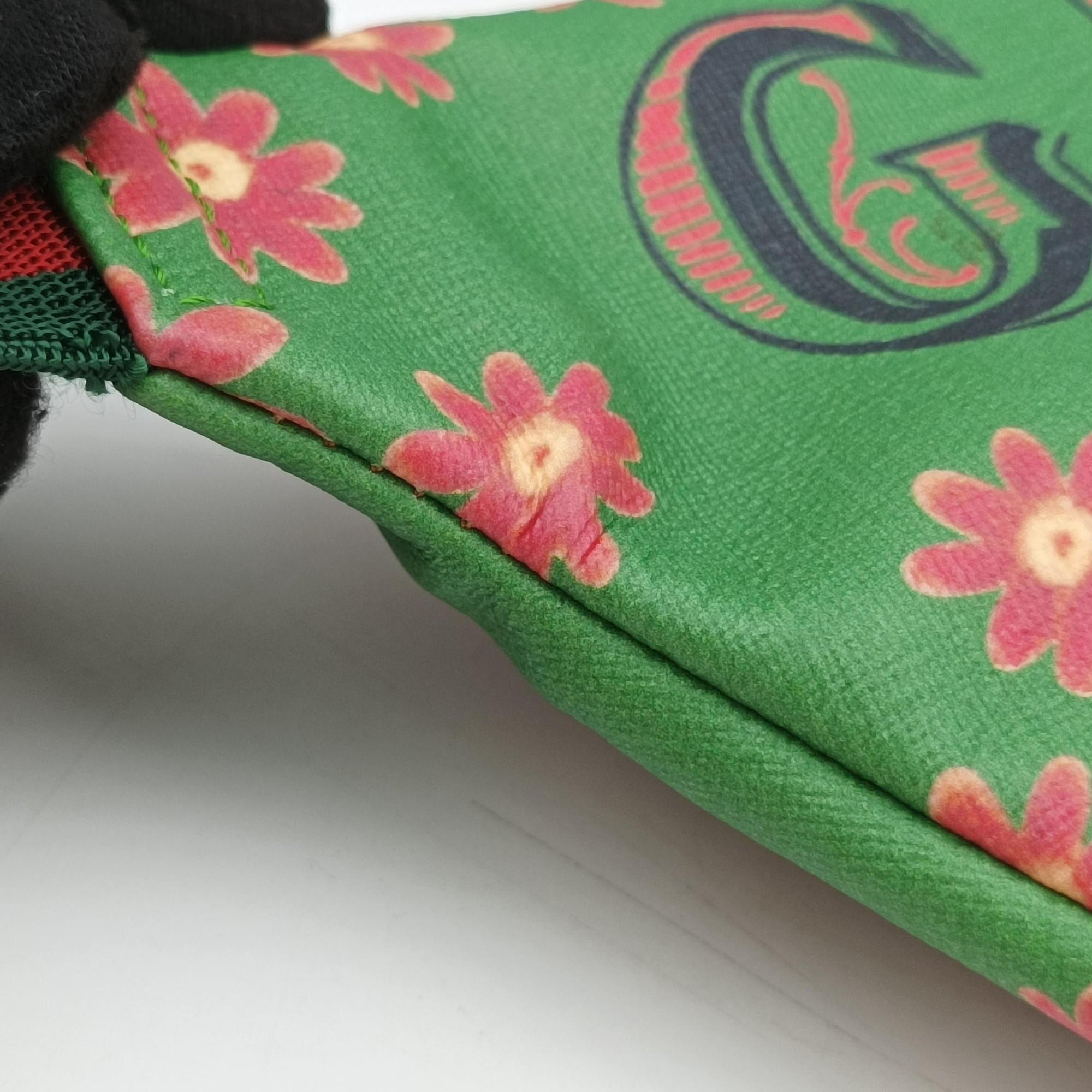 kids GG Top strawberry Print Green × Multi canvas 502095 D036903949キッズ GG トップ ストロベリー プリント グリーン×マルチ キャンバス 502095 D036903949
