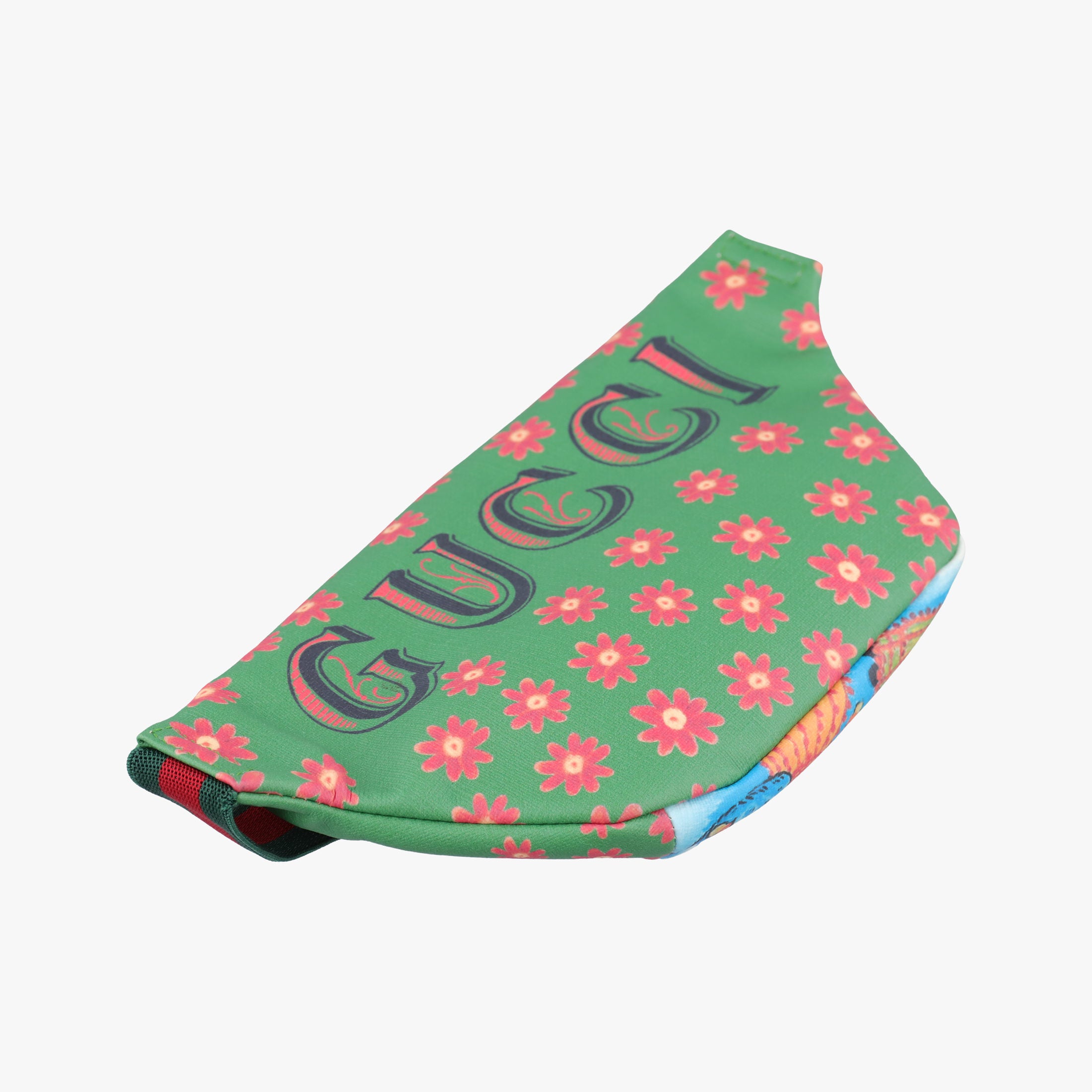 kids GG Top strawberry Print Green × Multi canvas 502095 D036903949キッズ GG トップ ストロベリー プリント グリーン×マルチ キャンバス 502095 D036903949