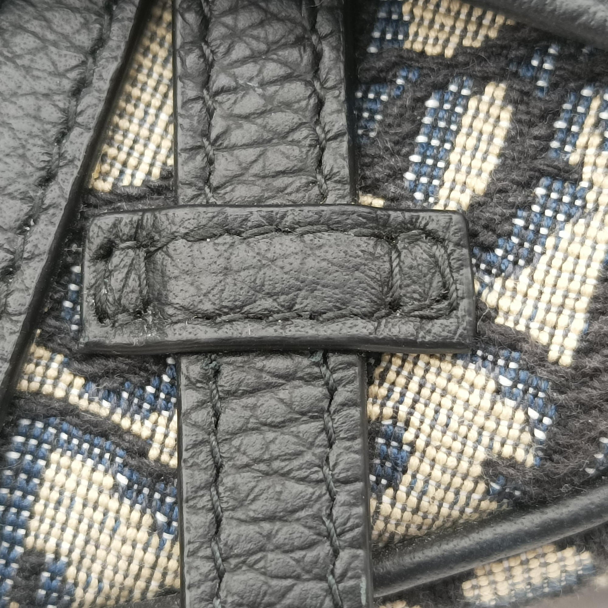 saddle Gray×Navy×Black Jacquard×Leather 29-BO-1222サドル グレー×ネイビー×ブラック ジャガード×レザー 29-BO-1222