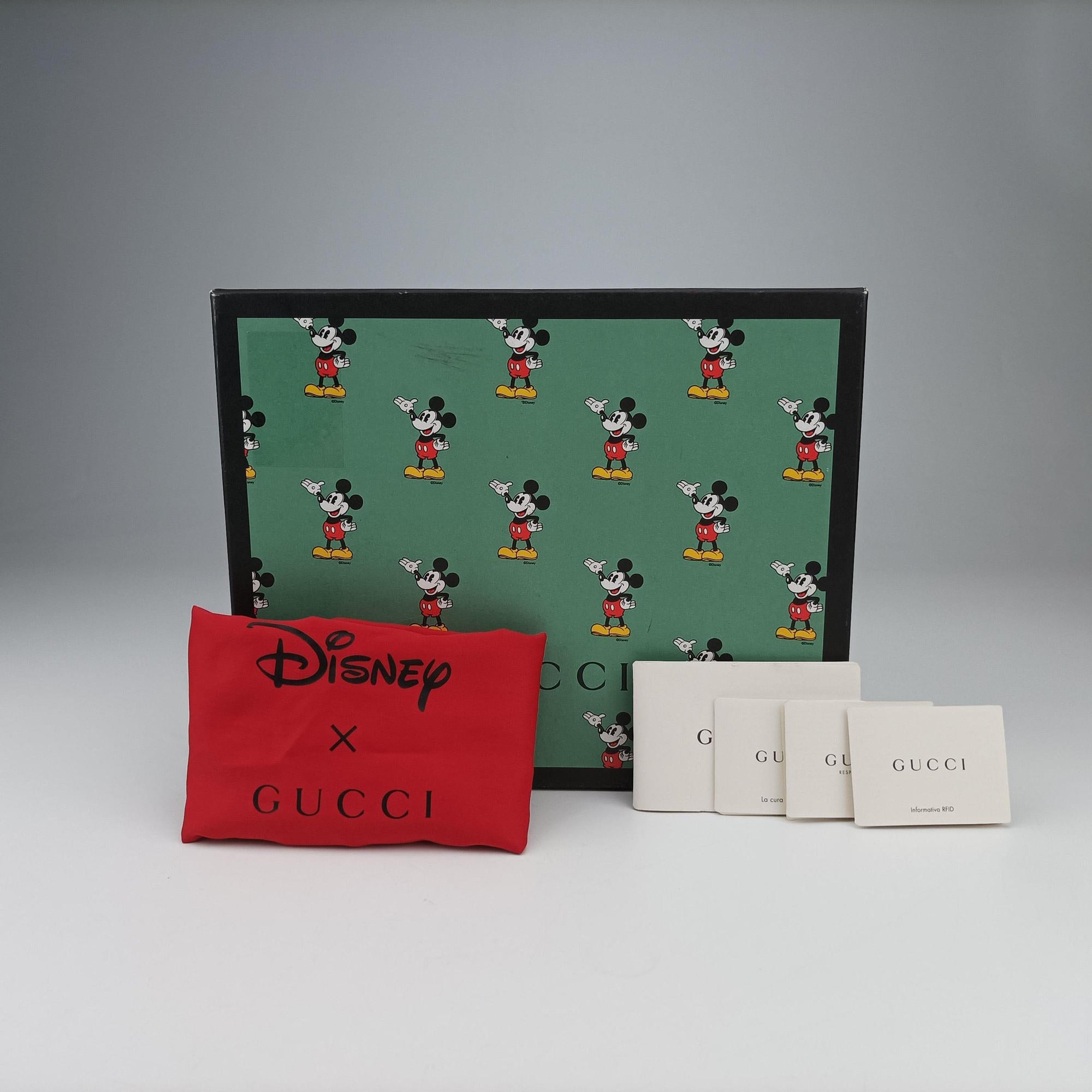Mickey Mouse Disney collaboration Brown PVC coated canvas×Leather 602536 ミッキーマウス ディズニーコラボ ブラウン PVCコーティングキャンバス×レザー 602536