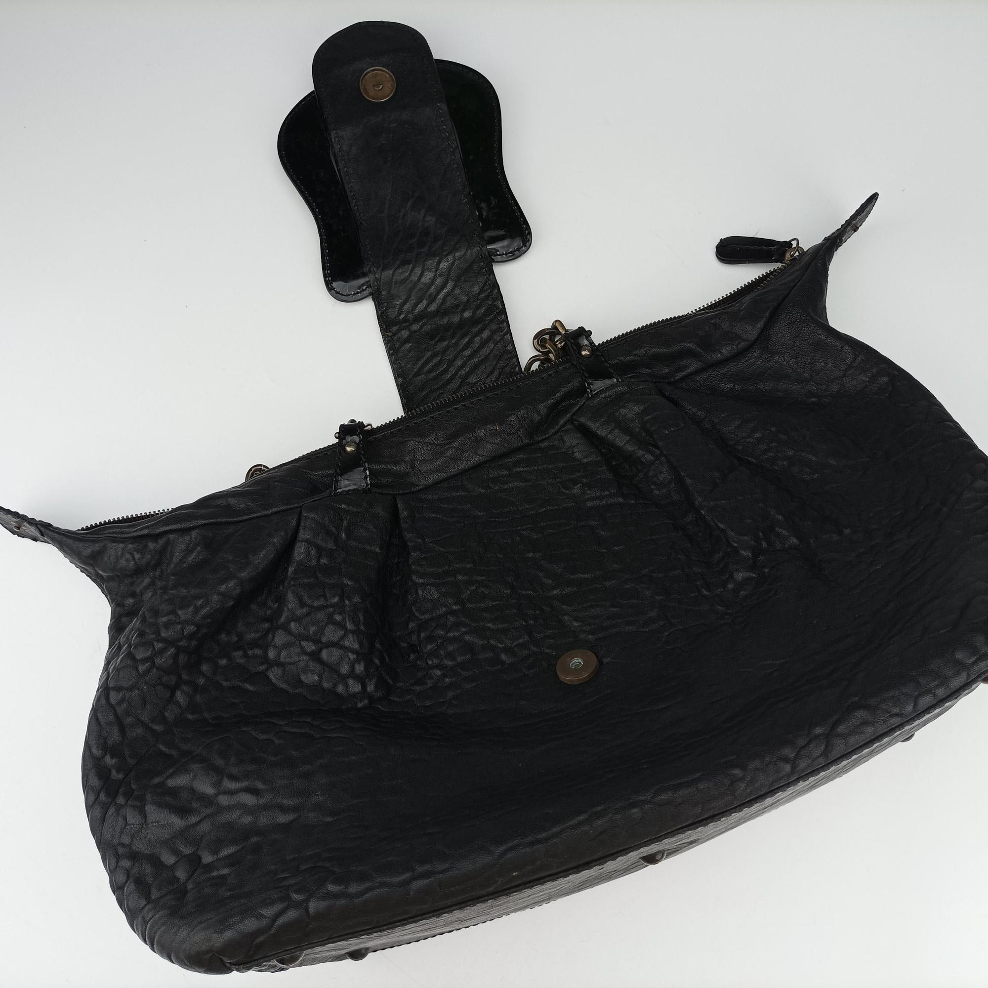 Borsa B Black Leather 8BL102 2415-8BL102-UP8-088ボルサ B ブラック レザー 8BL102 2415-8BL102-UP8-088
