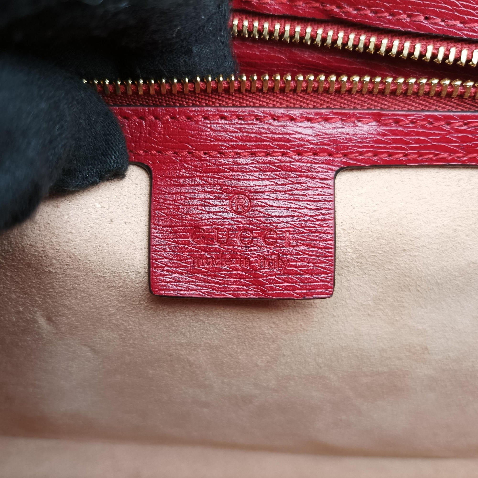 Sylvie red×Multicolour Leather 524405 B031367298シルヴィ レッド×マルチカラー レザー 524405 B031367298