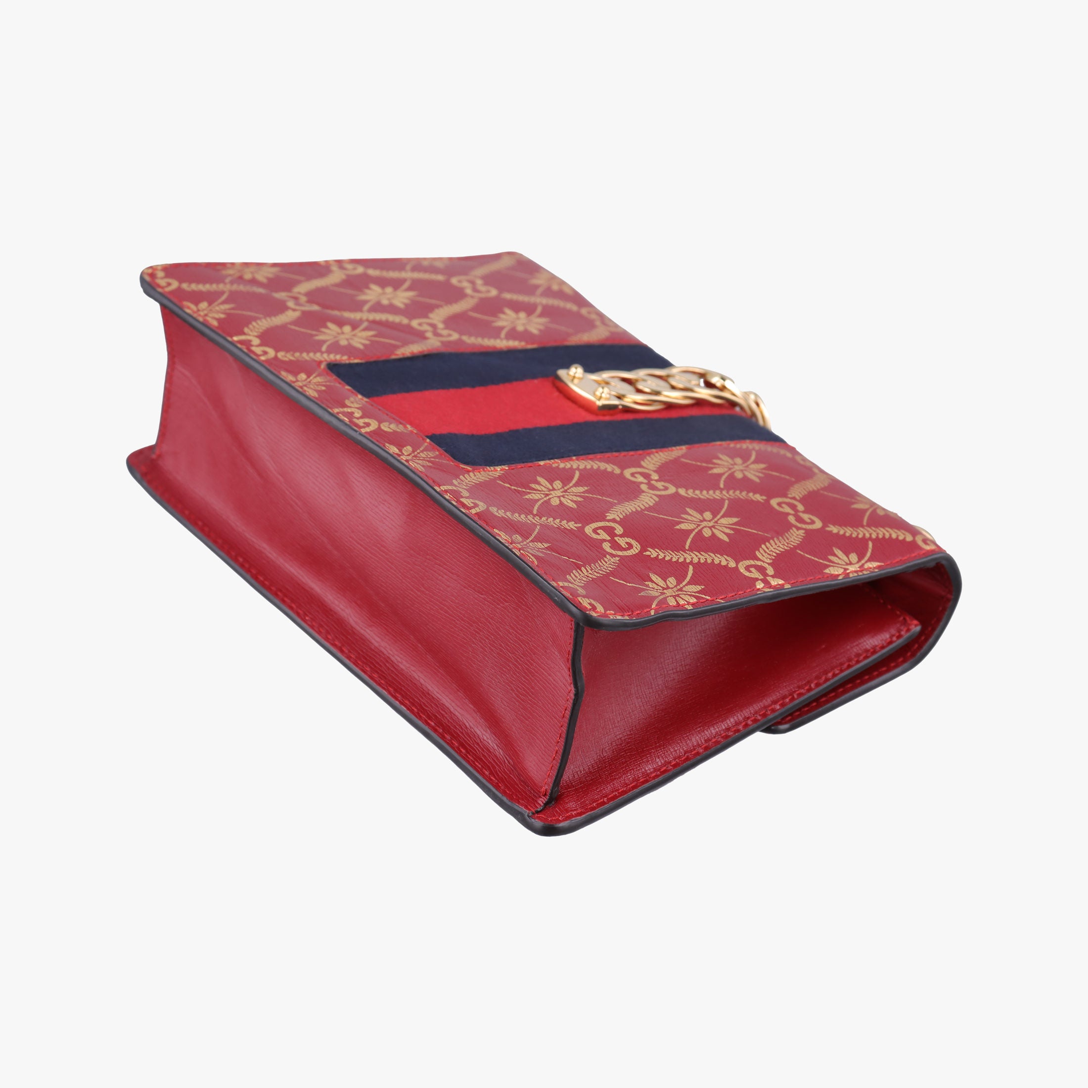 Sylvie red×Multicolour Leather 524405 B031367298シルヴィ レッド×マルチカラー レザー 524405 B031367298